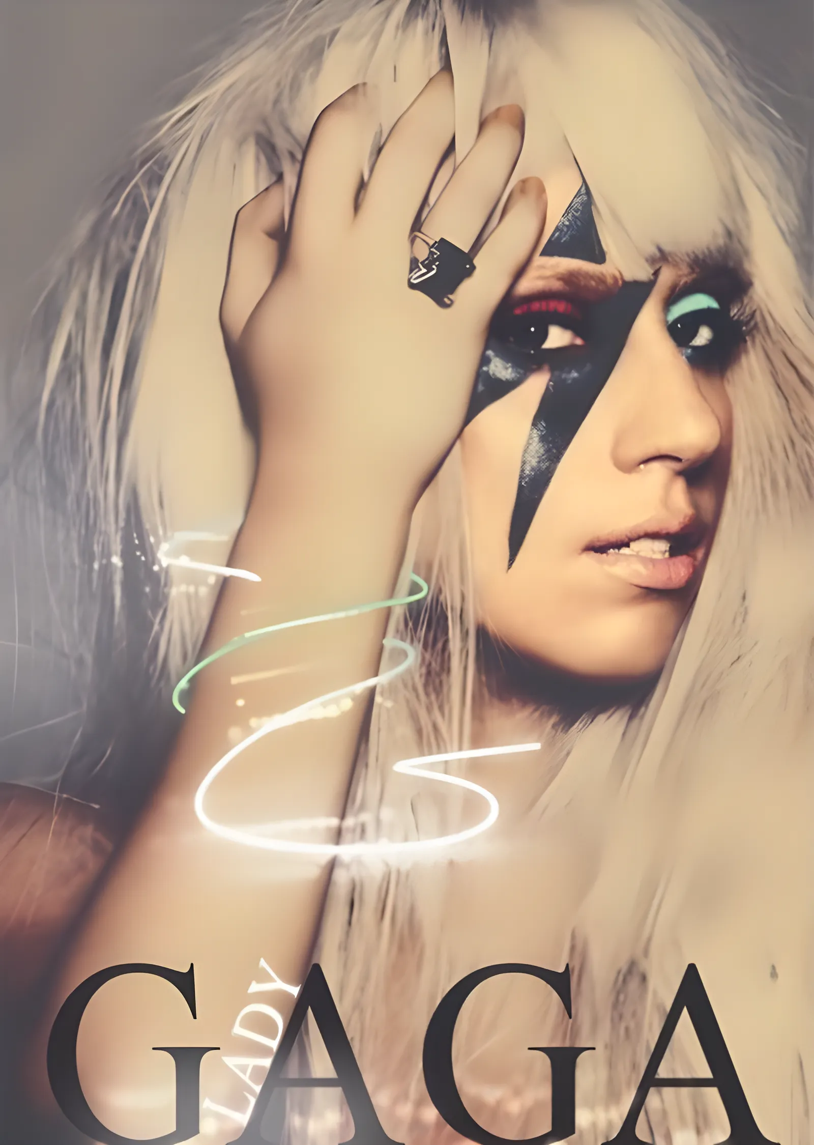 Lady Gaga metal tablo