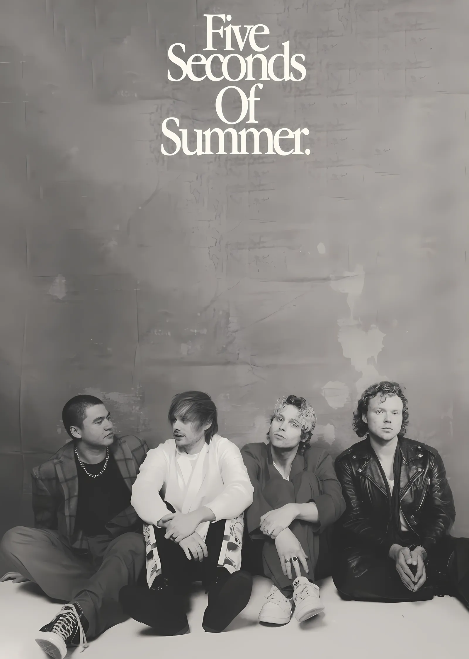 5 Seconds of Summer - Duvar Önünde Grup metal tablo