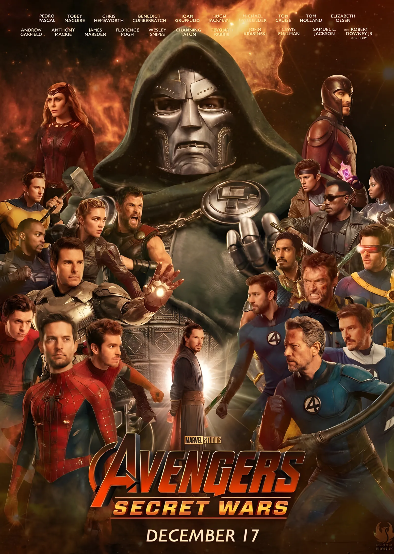 Avengers: Secret Wars - Doctor Doom metal tablo
