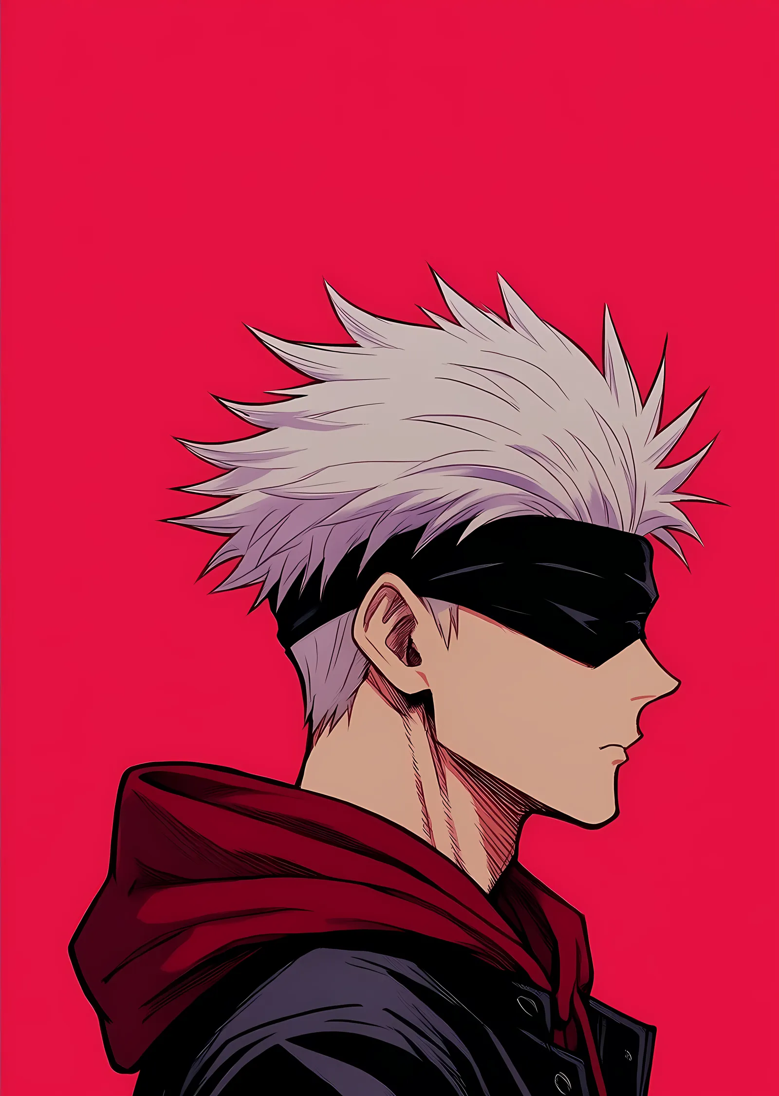 Jujutsu Kaisen - Gojo Satoru: Pembe Zemin metal tablo