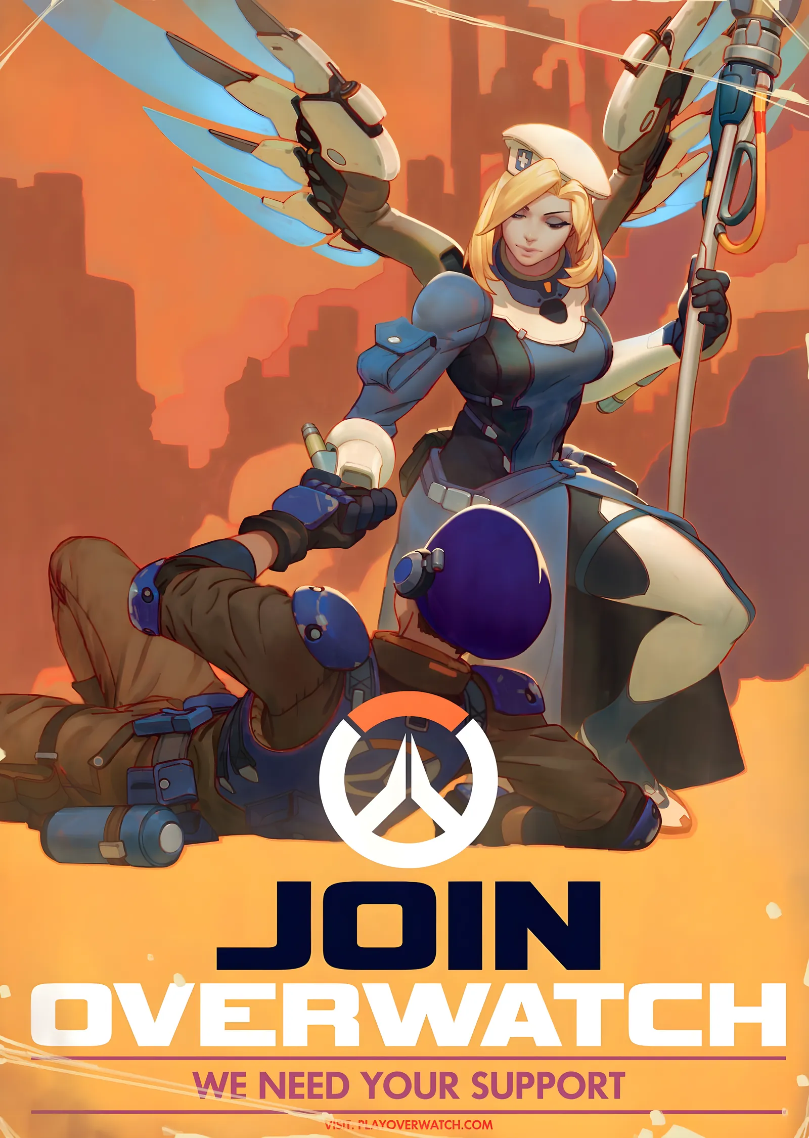 Overwatch: Join Overwatch metal tablo