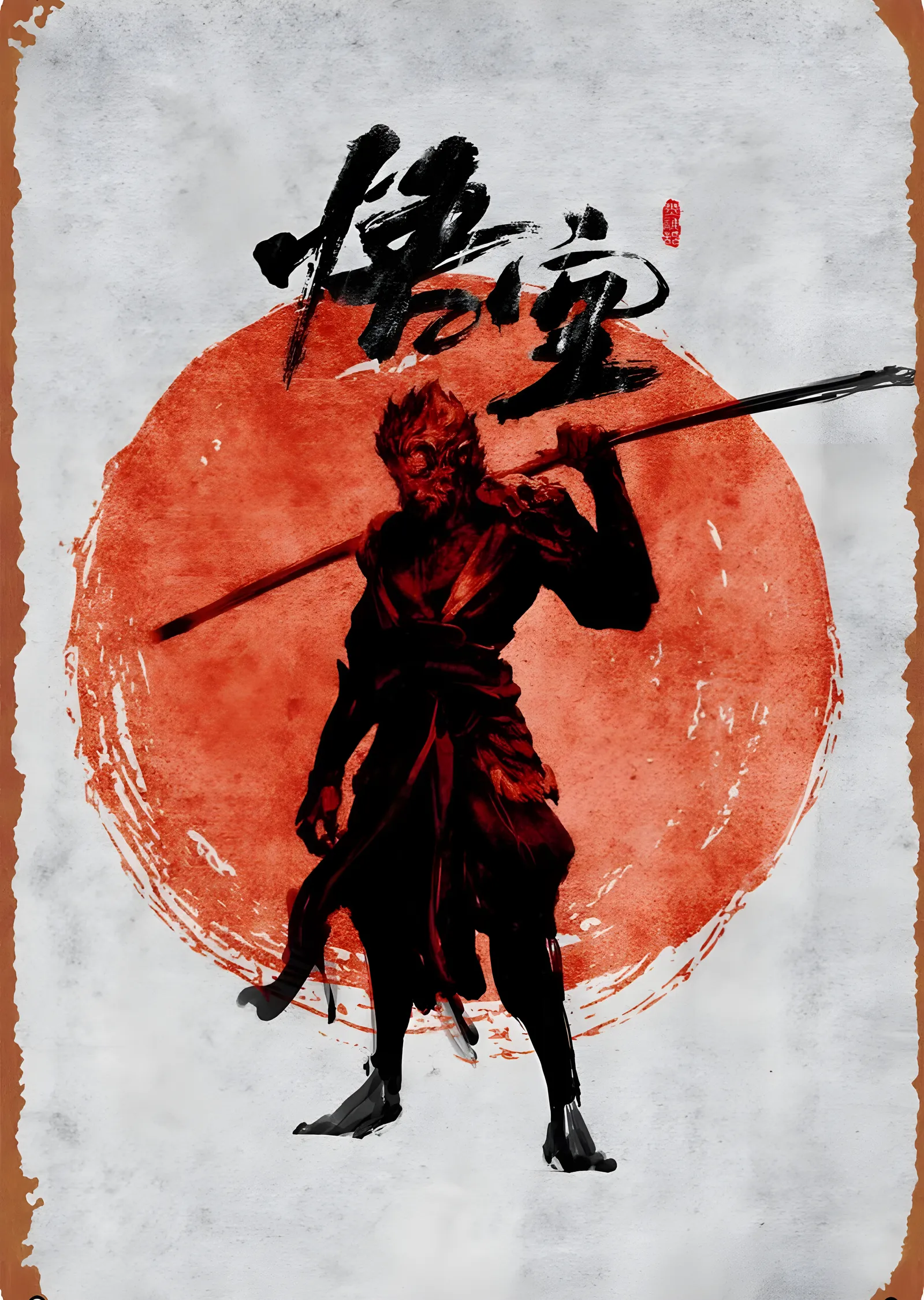 Sun Wukong: Batı'ya Yolculuk metal tablo