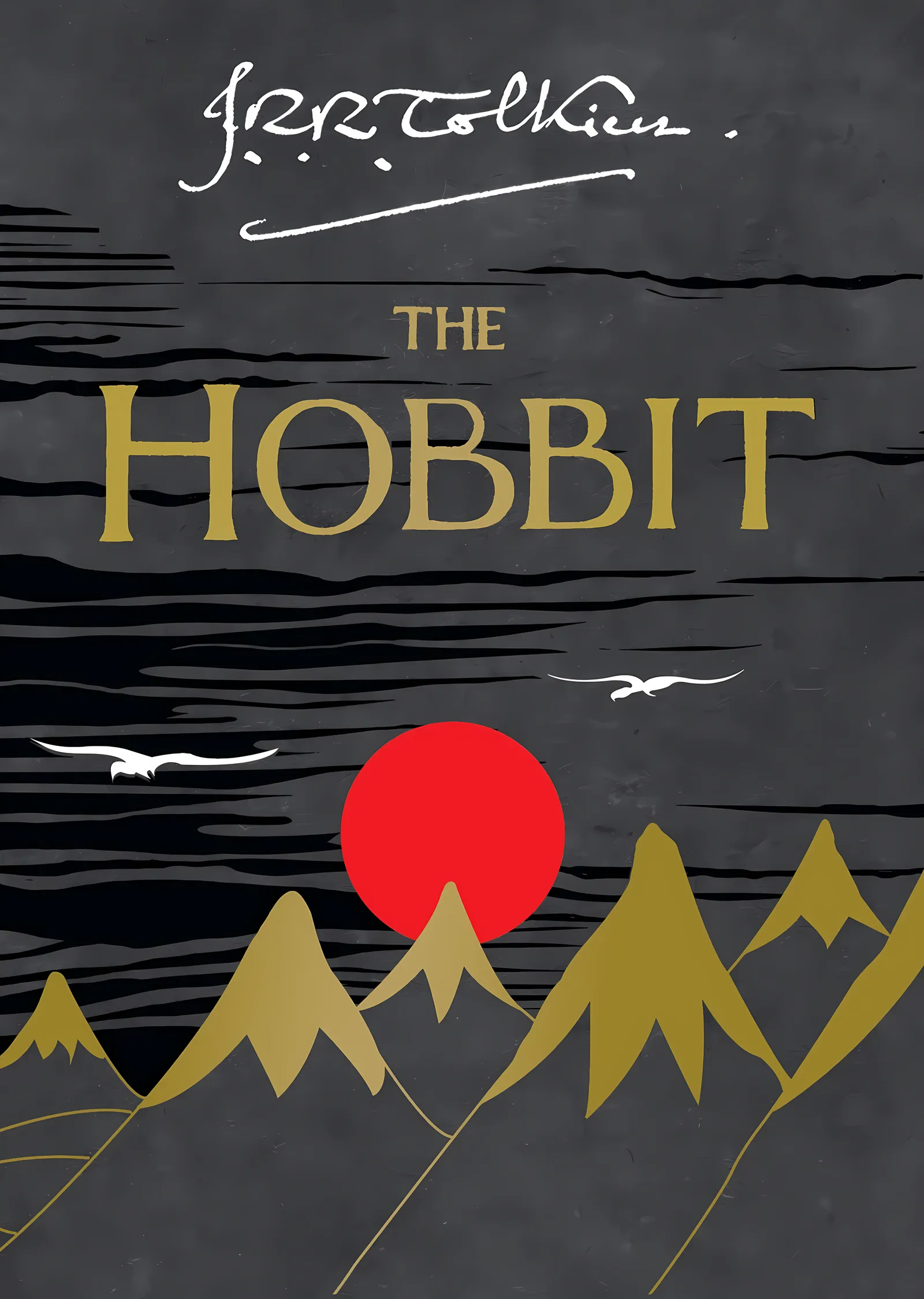 The Hobbit: Kırmızı Güneşli Dağlar metal tablo