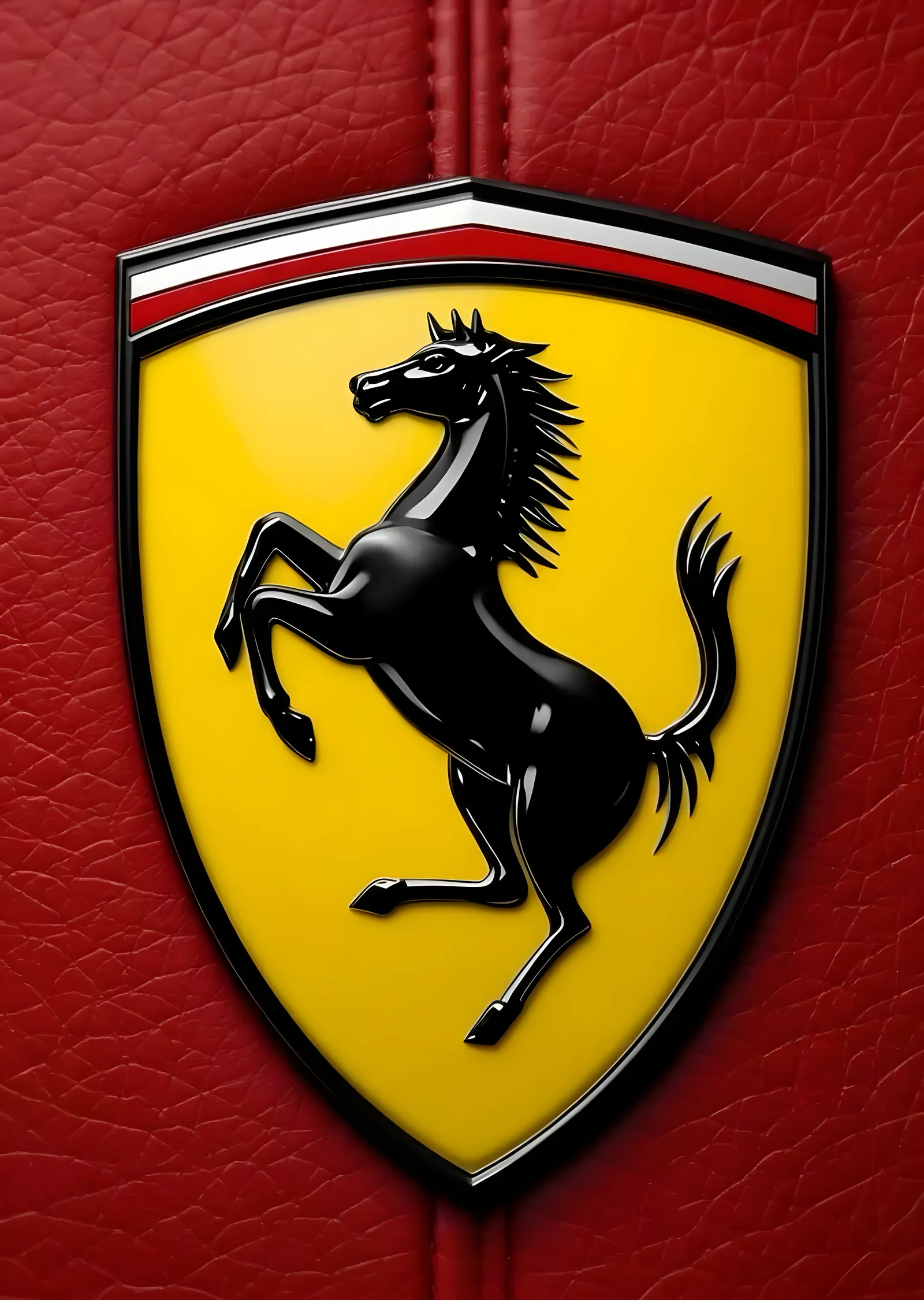 Ferrari Logosu metal tablo