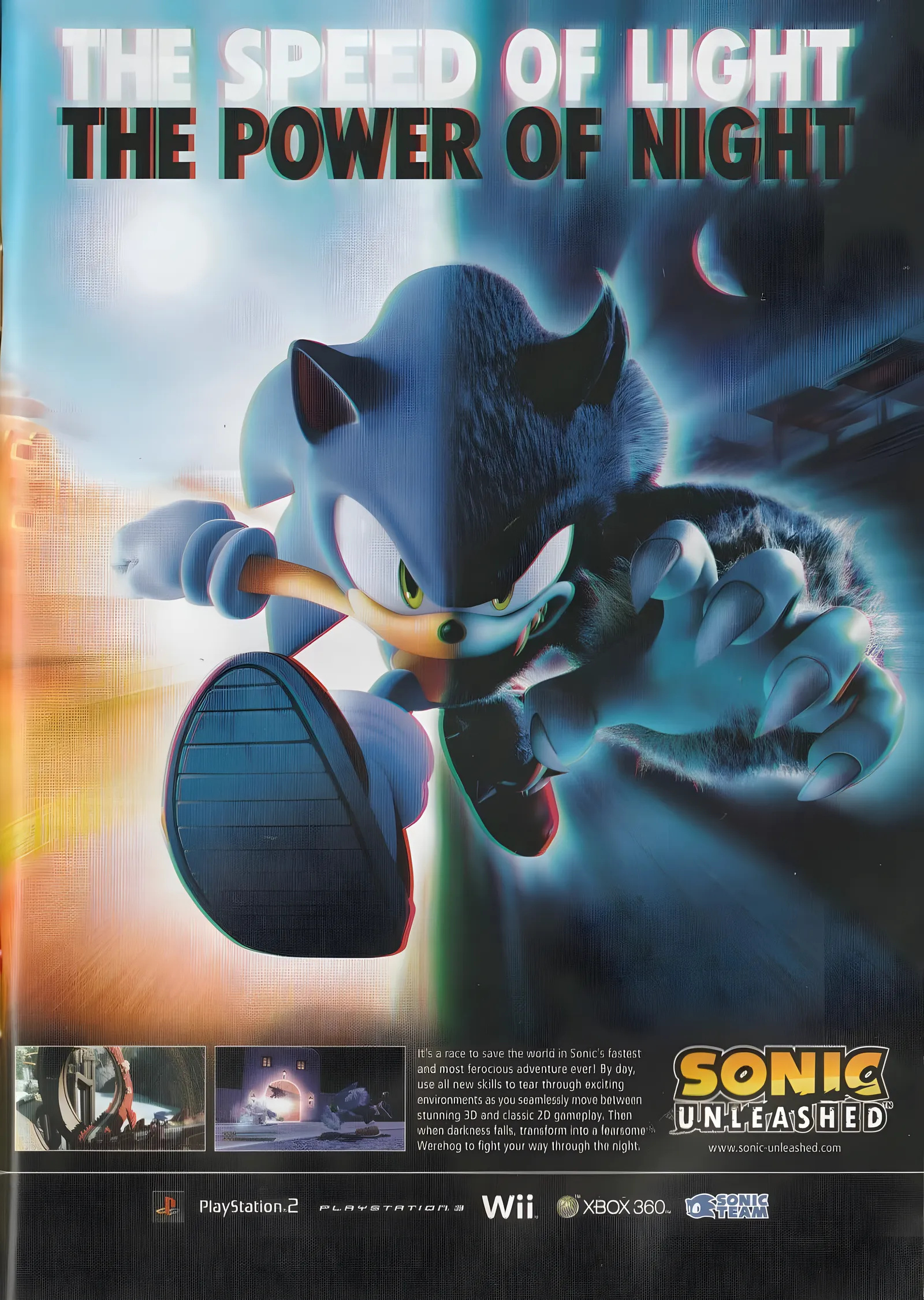 Sonic Unleashed: Speed of Light metal tablo