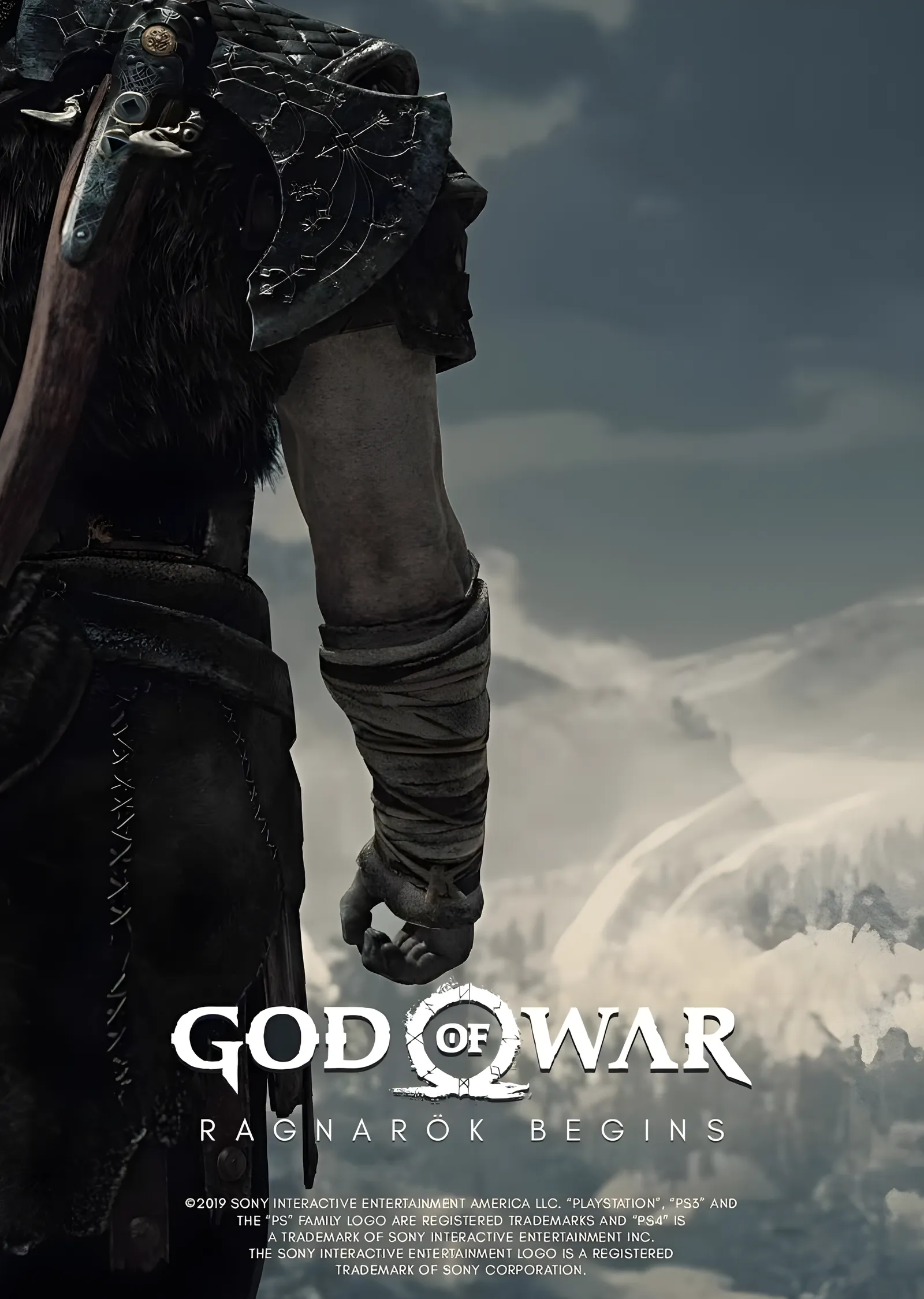 God of War: Ragnarök Başlangıcı metal tablo