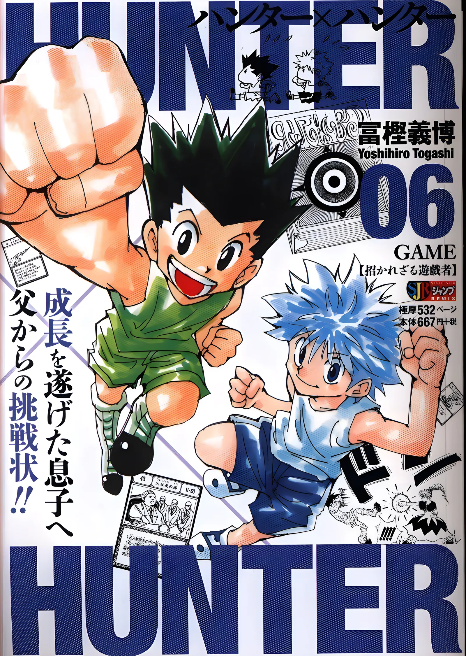 Hunter x Hunter: Manga Kapağı metal tablo