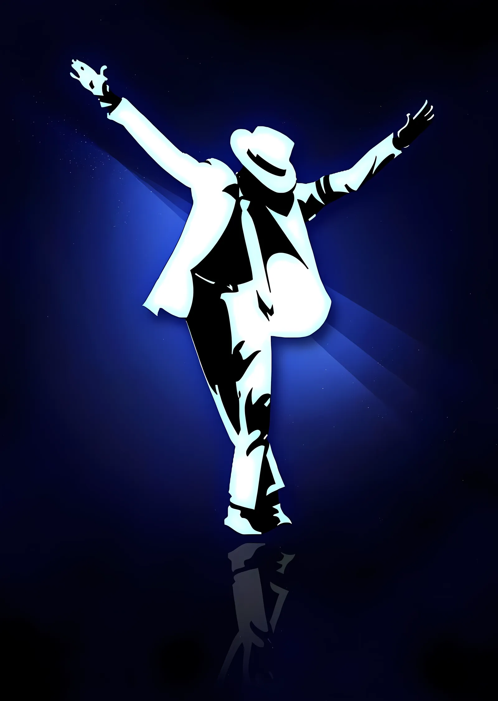 Michael Jackson: Dansın Kralı metal tablo