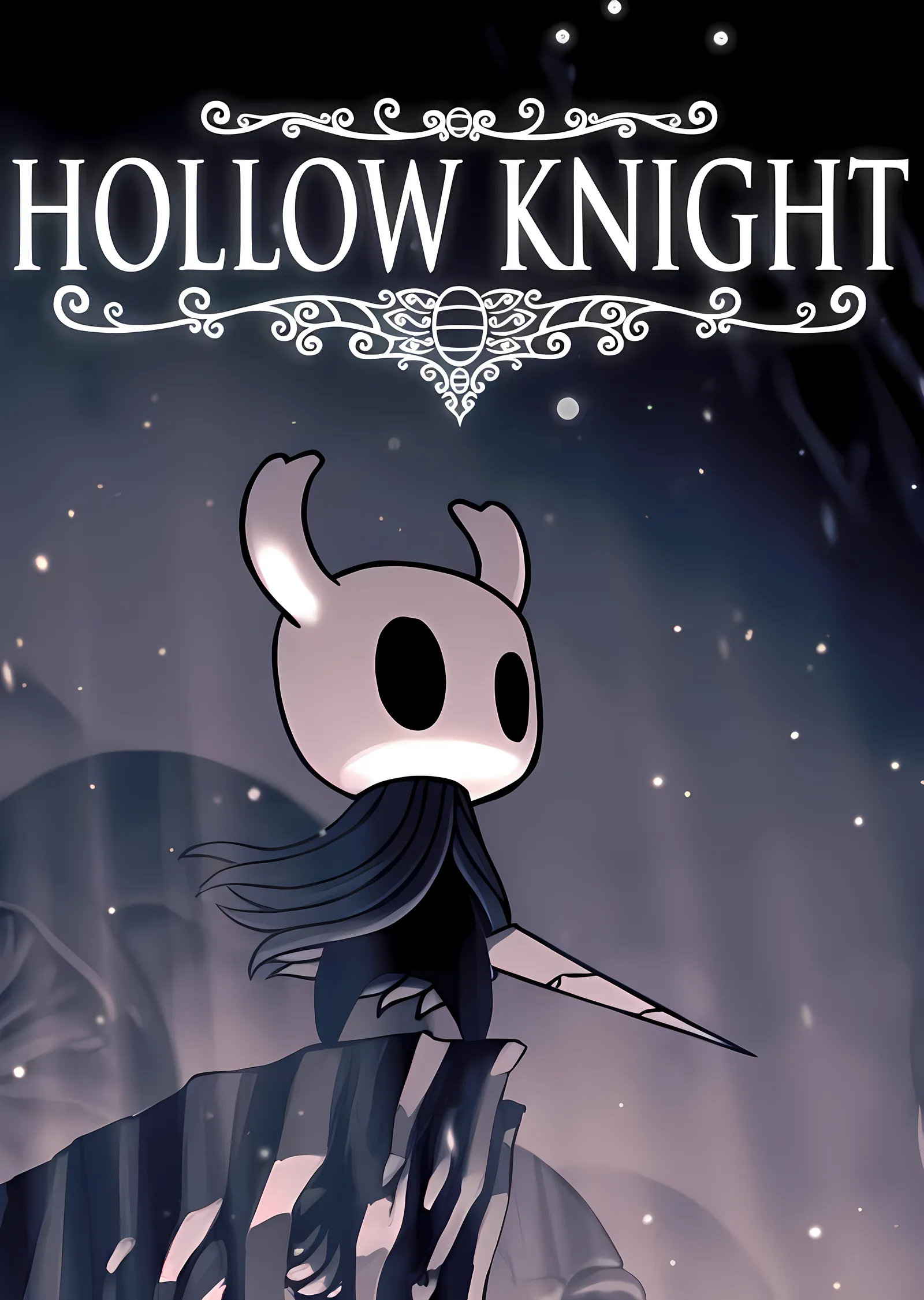 Hollow Knight metal tablo
