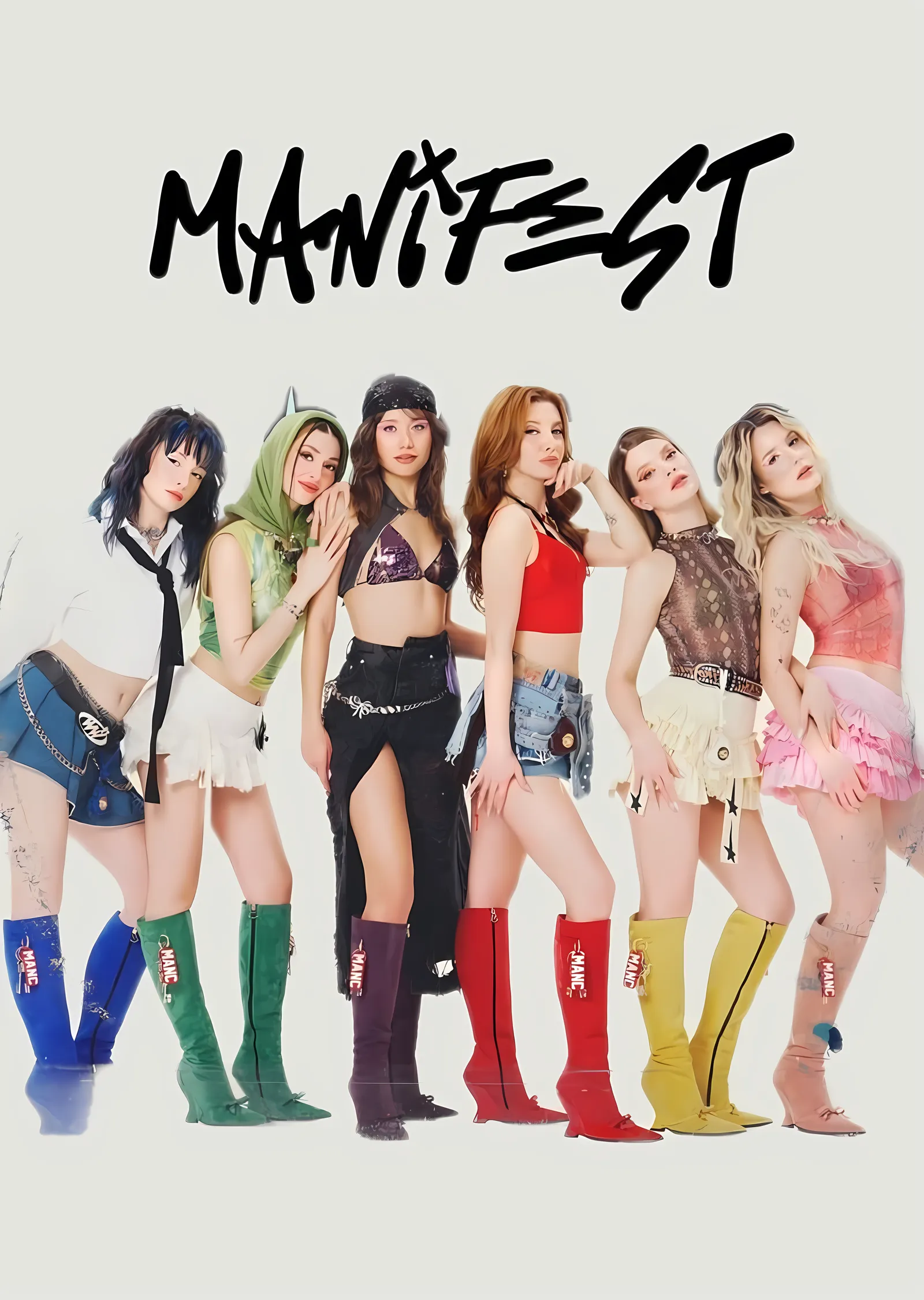 Manifest: Açık Gri Grup Karesi metal tablo