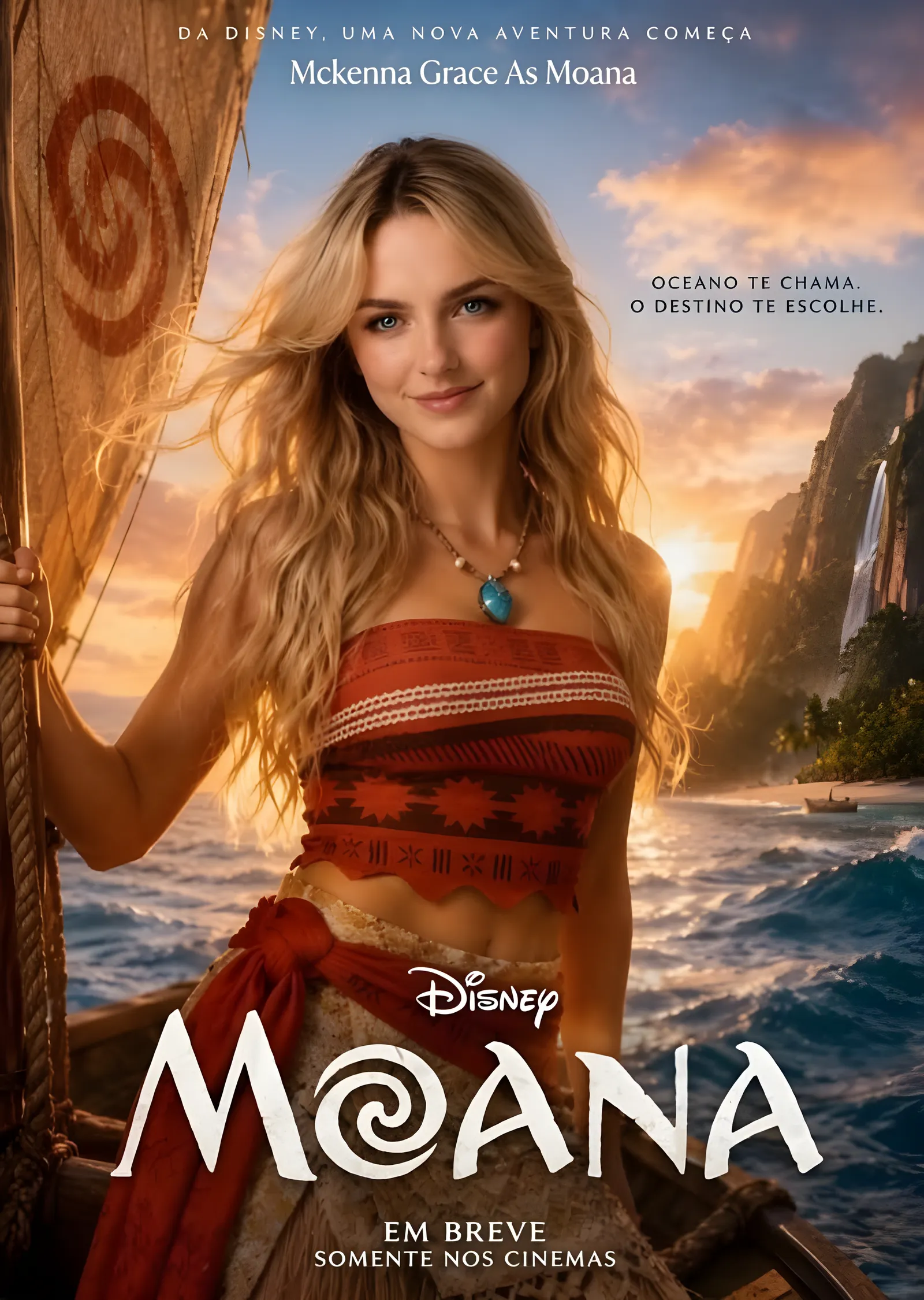 Moana: Oceano Te Chama metal tablo