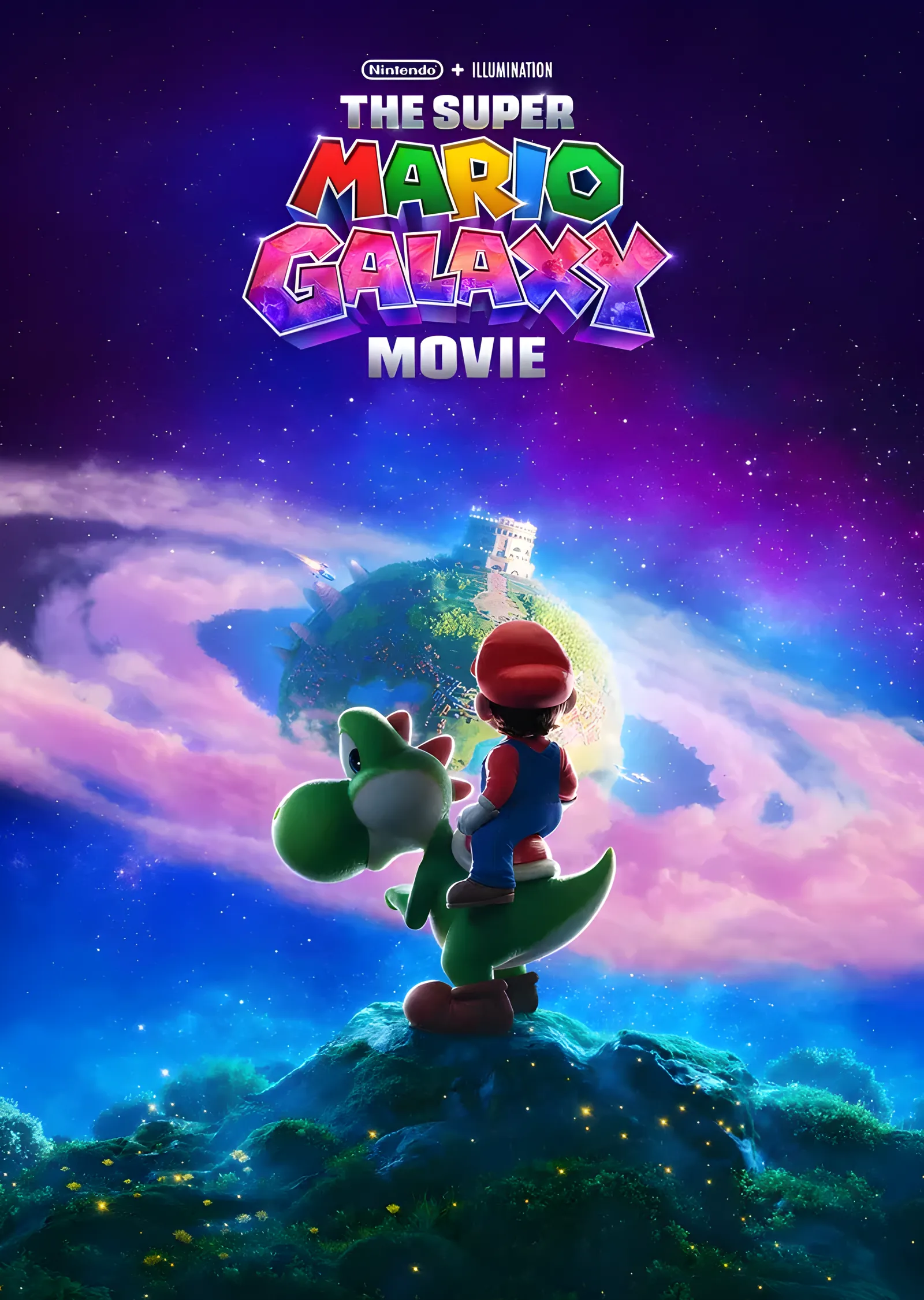 The Super Mario Galaxy Movie metal tablo