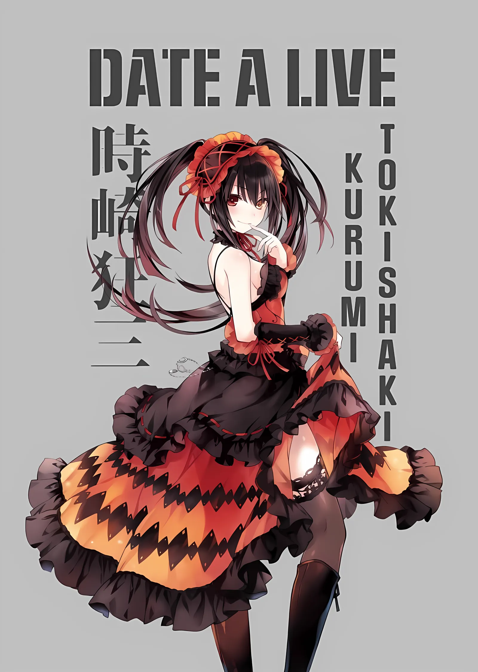 Date A Live - Kurumi Tokisaki metal tablo