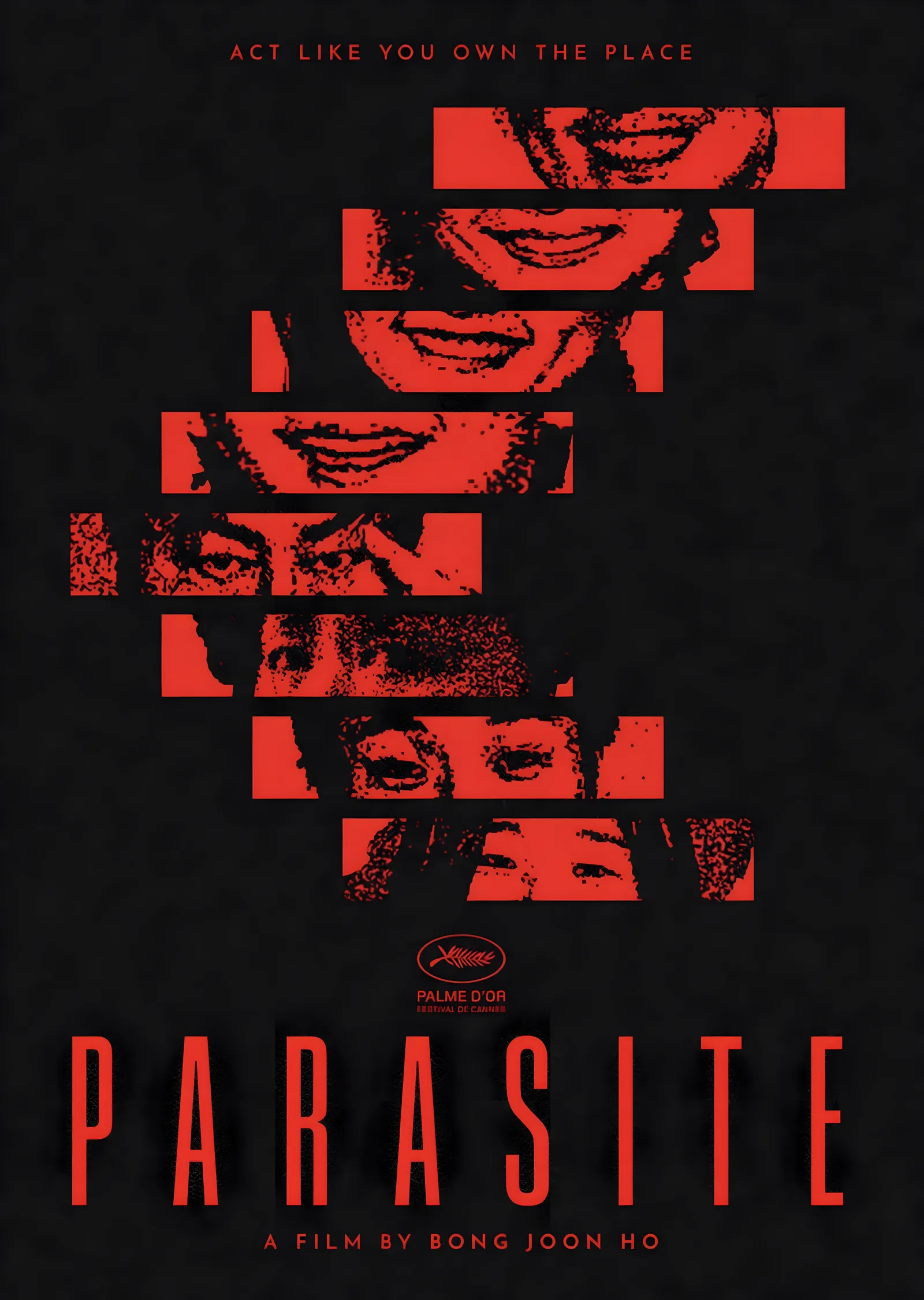 Parasite Filmi metal tablo