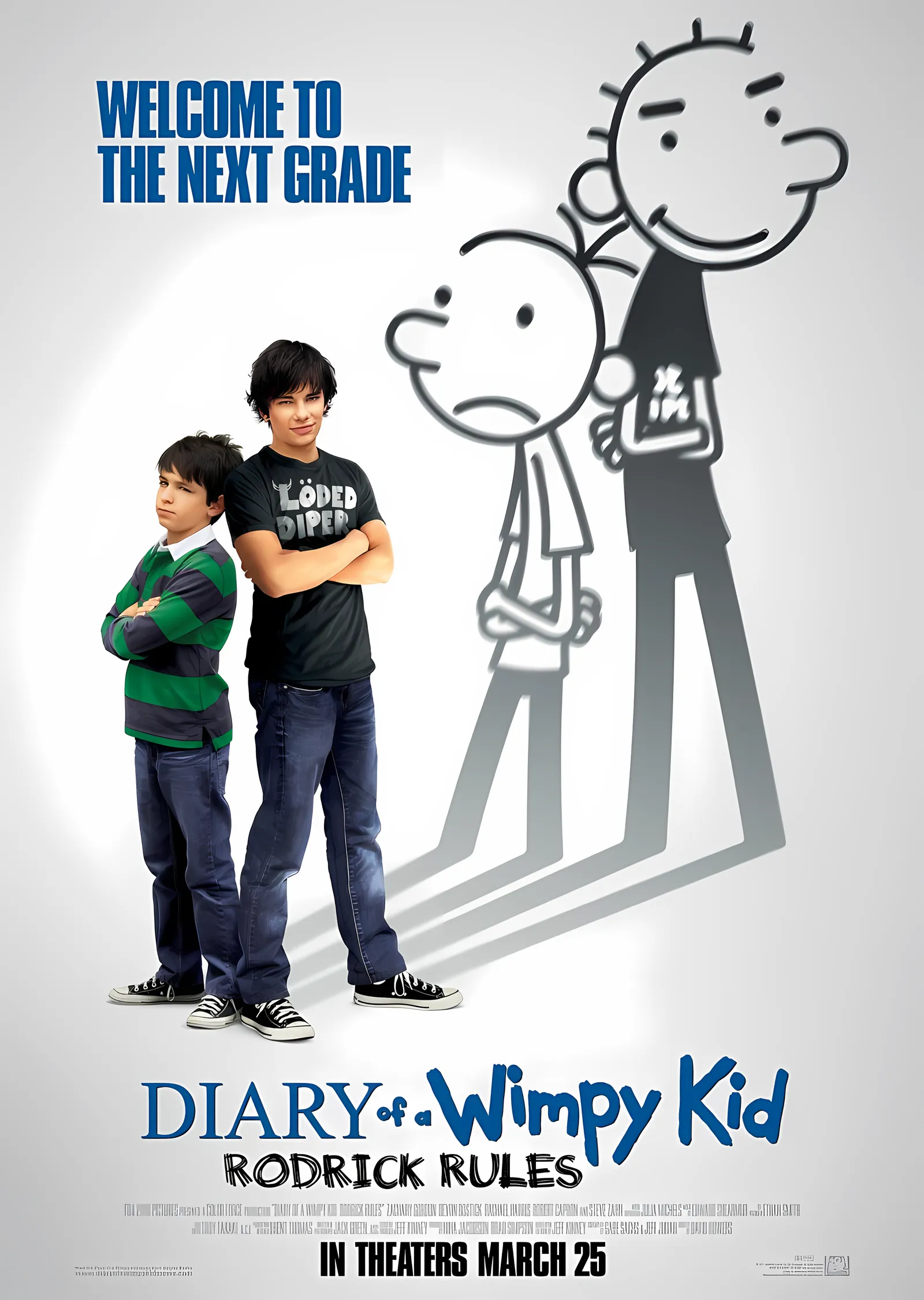 Diary of a Wimpy Kid: Rodrick Rules metal tablo