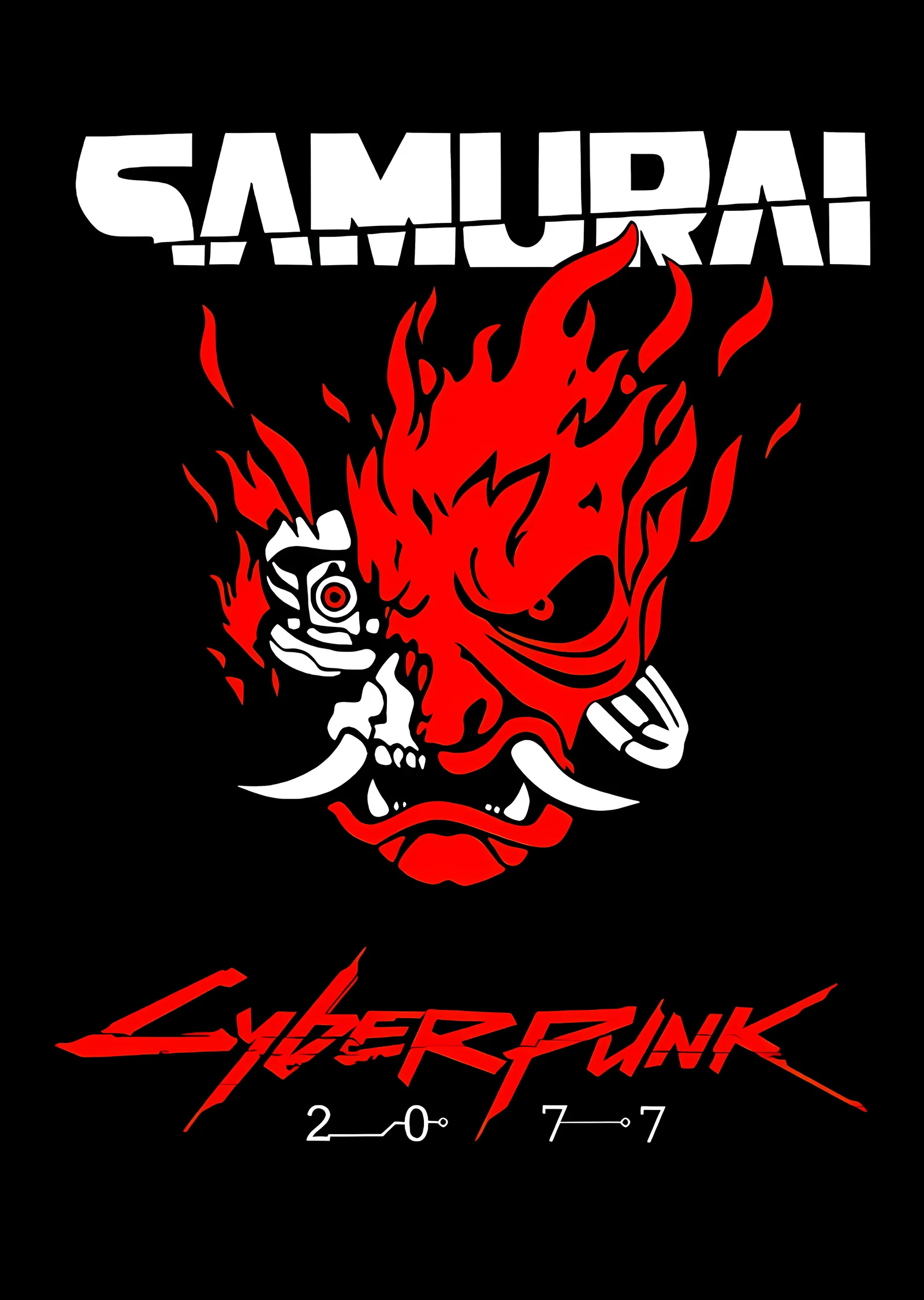 Cyberpunk 2077: Samurai metal tablo