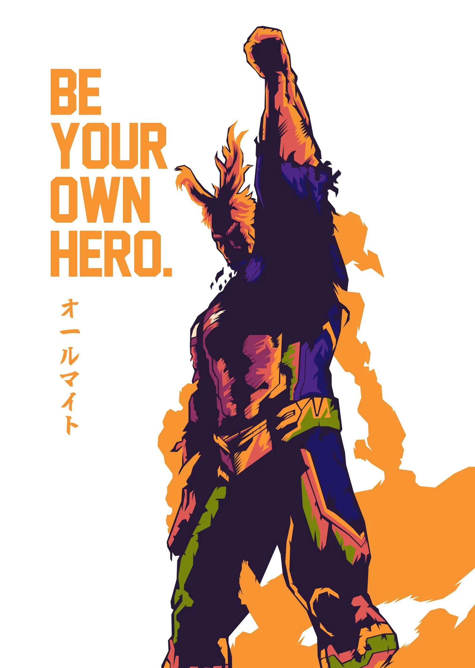 Be Your Own Hero metal tablo