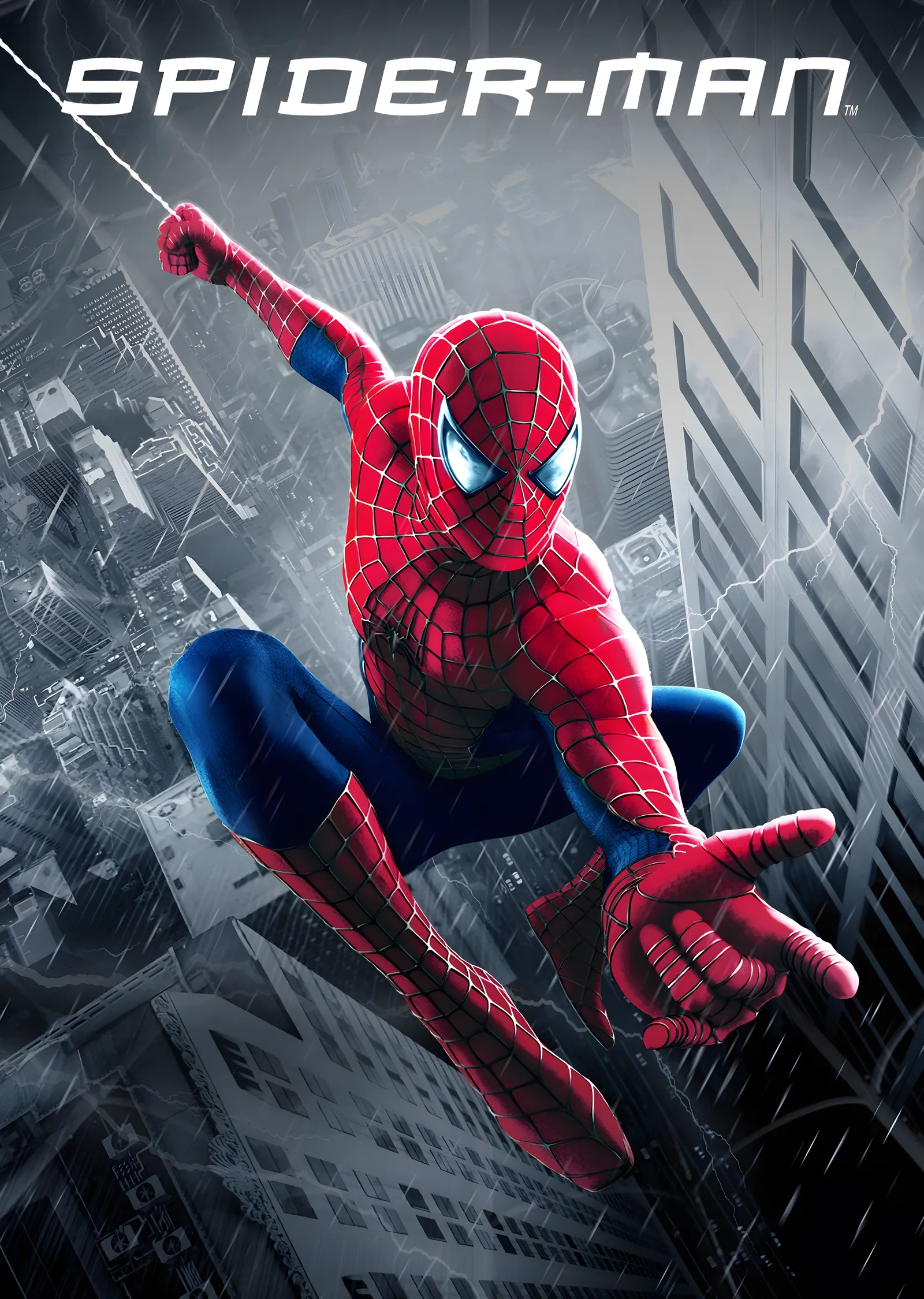Spider-Man: Gri Şehir metal tablo