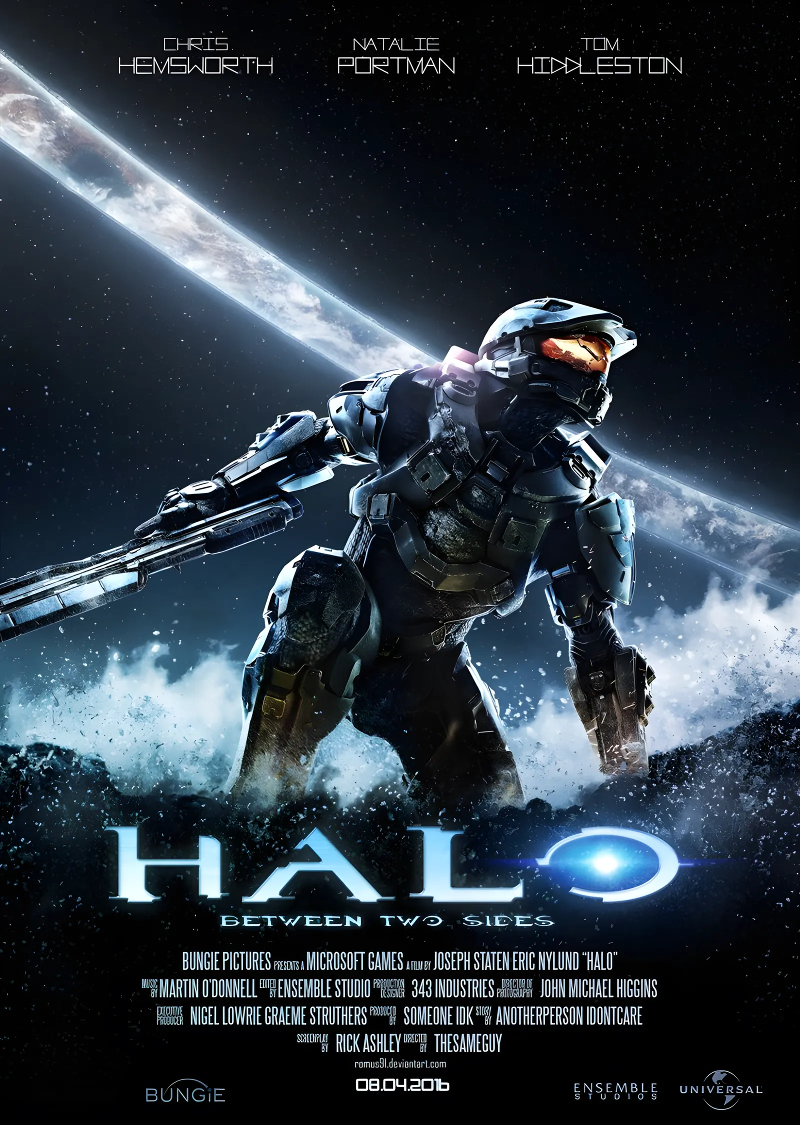 Halo: Between Two Sides metal tablo