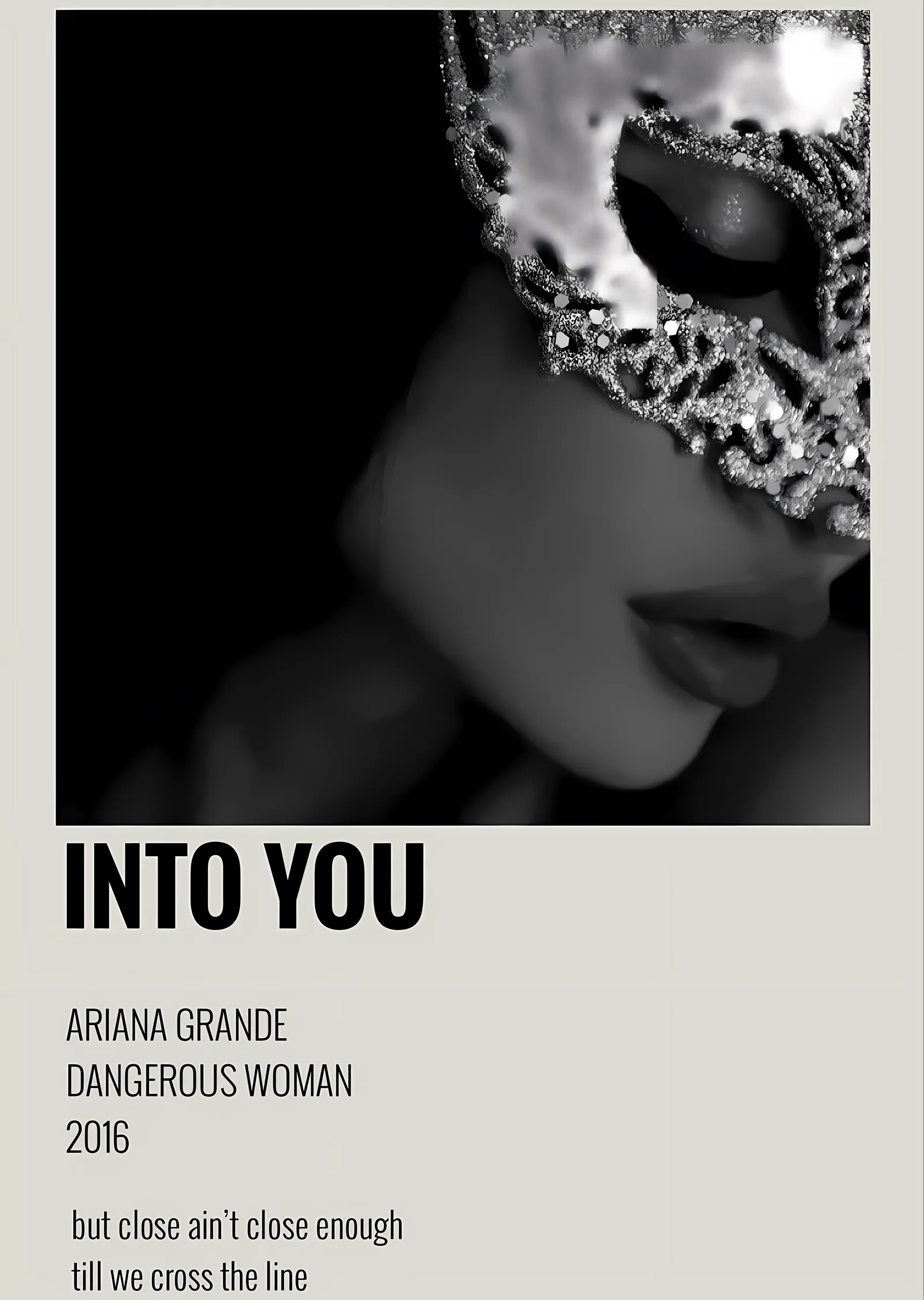 Ariana Grande - Into You metal tablo