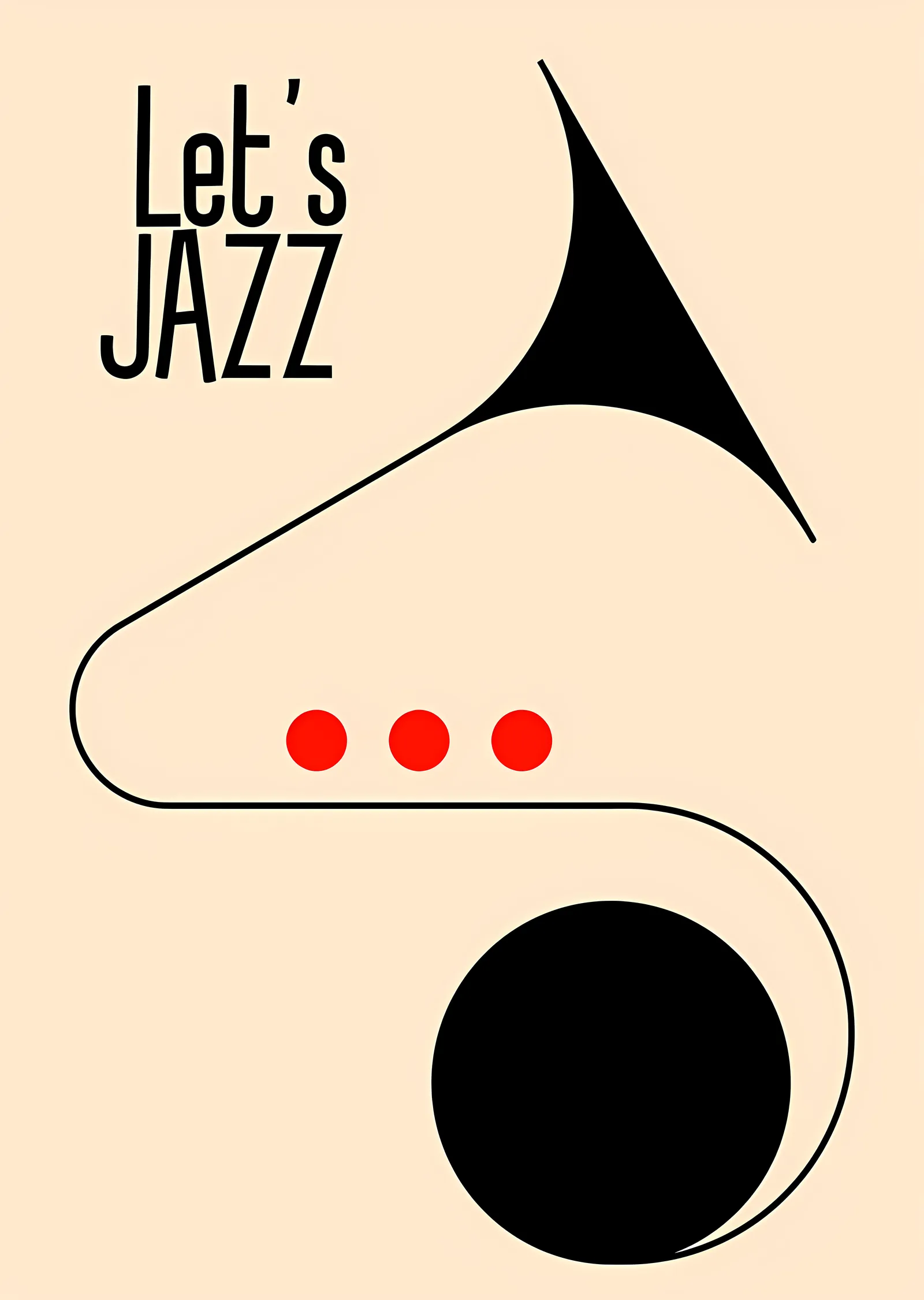 Let's Jazz metal tablo