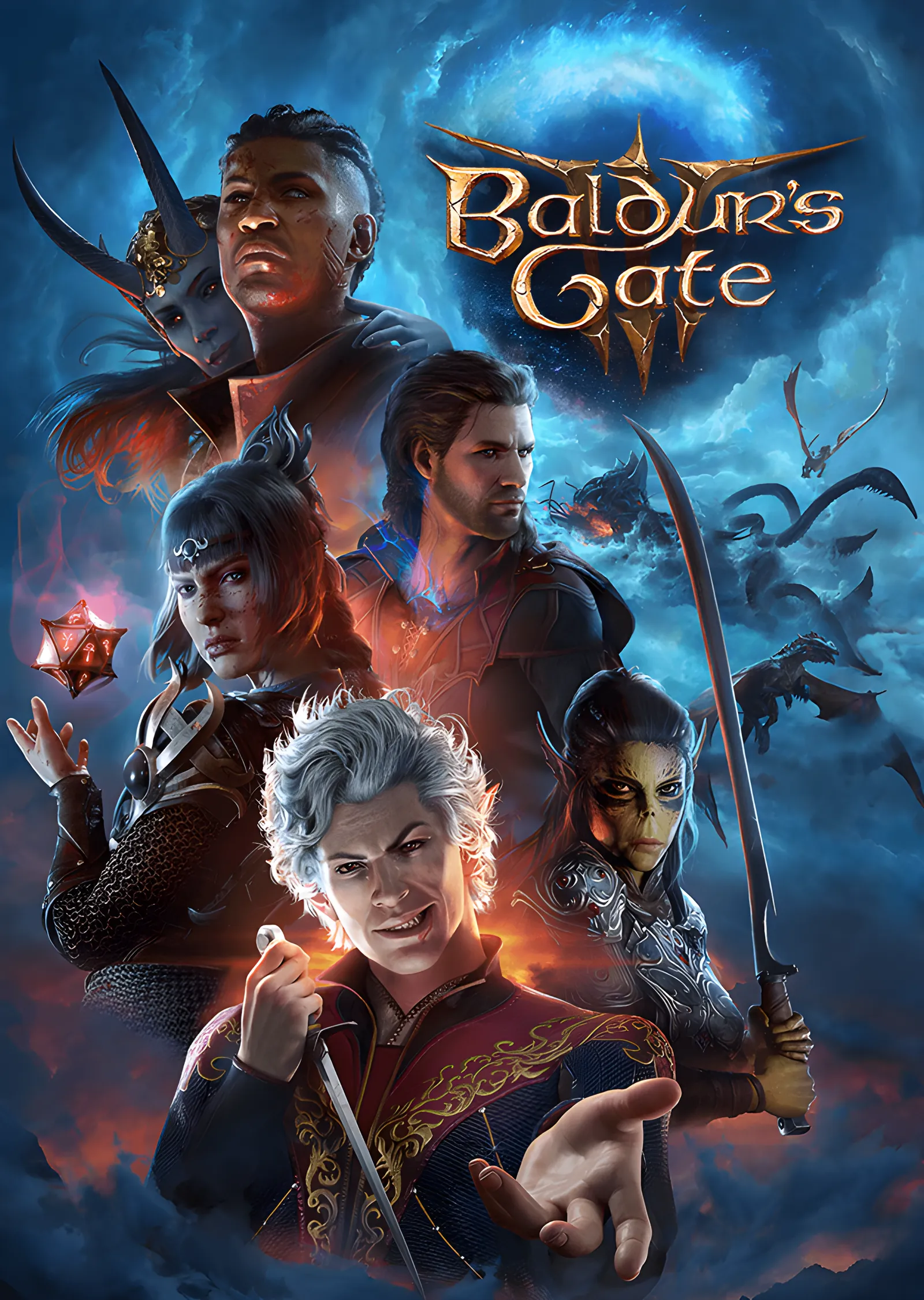 Baldur's Gate 3: Yoldaşlar metal tablo