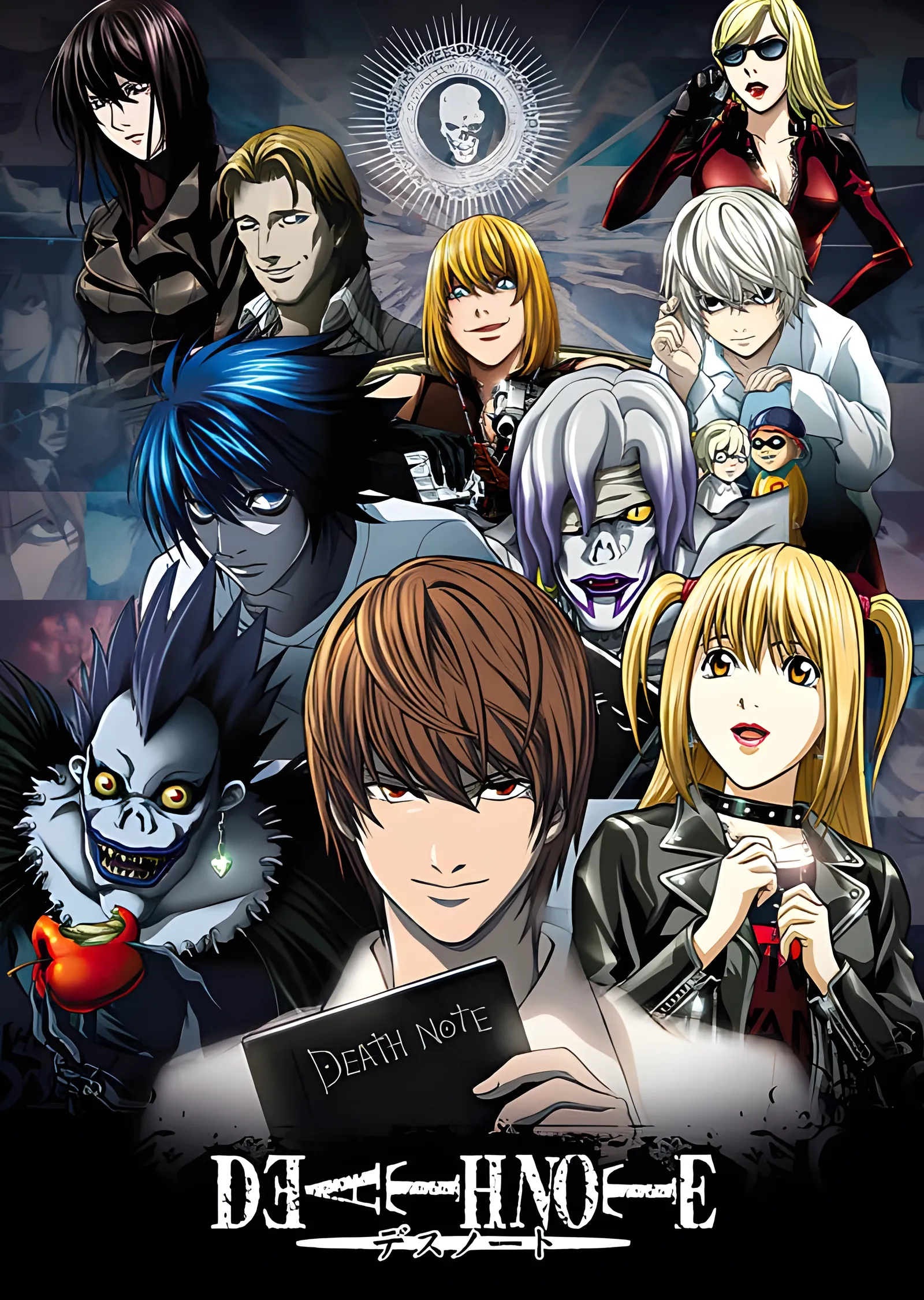 Death Note: Ölüm Defteri Kadrosu metal tablo