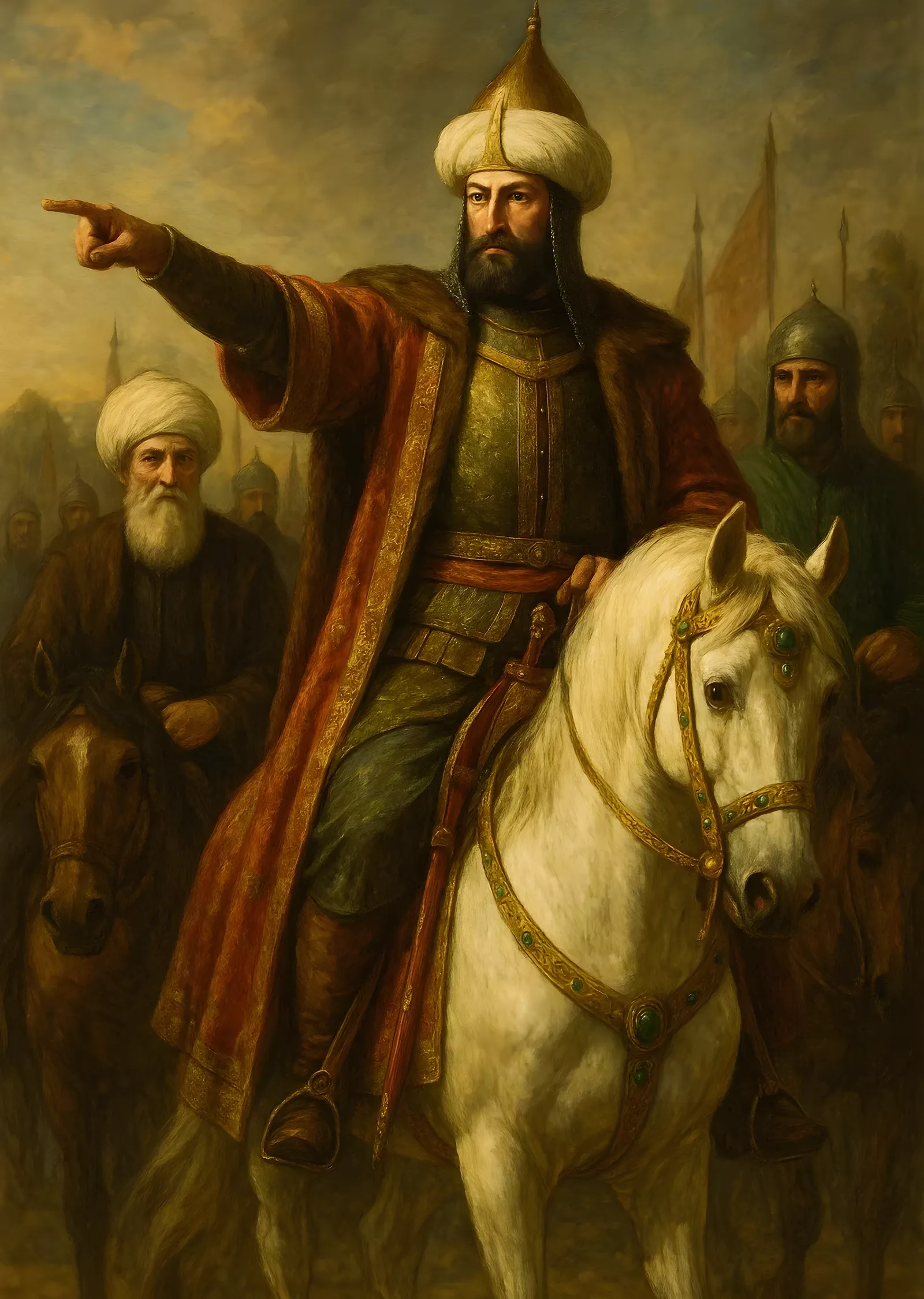 Fatih Sultan Mehmed: Fetih Emri metal tablo