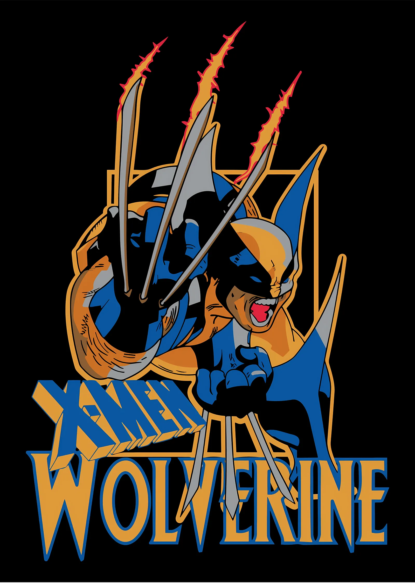 X-Men - Wolverine metal tablo
