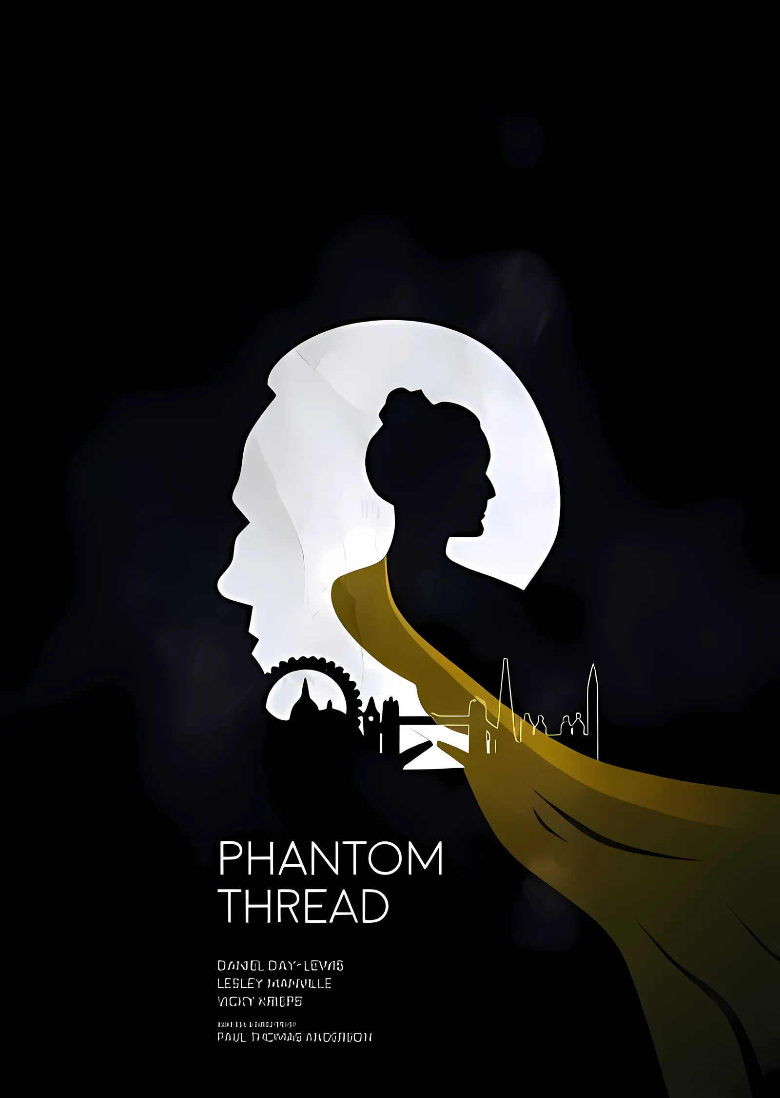 Phantom Thread metal tablo