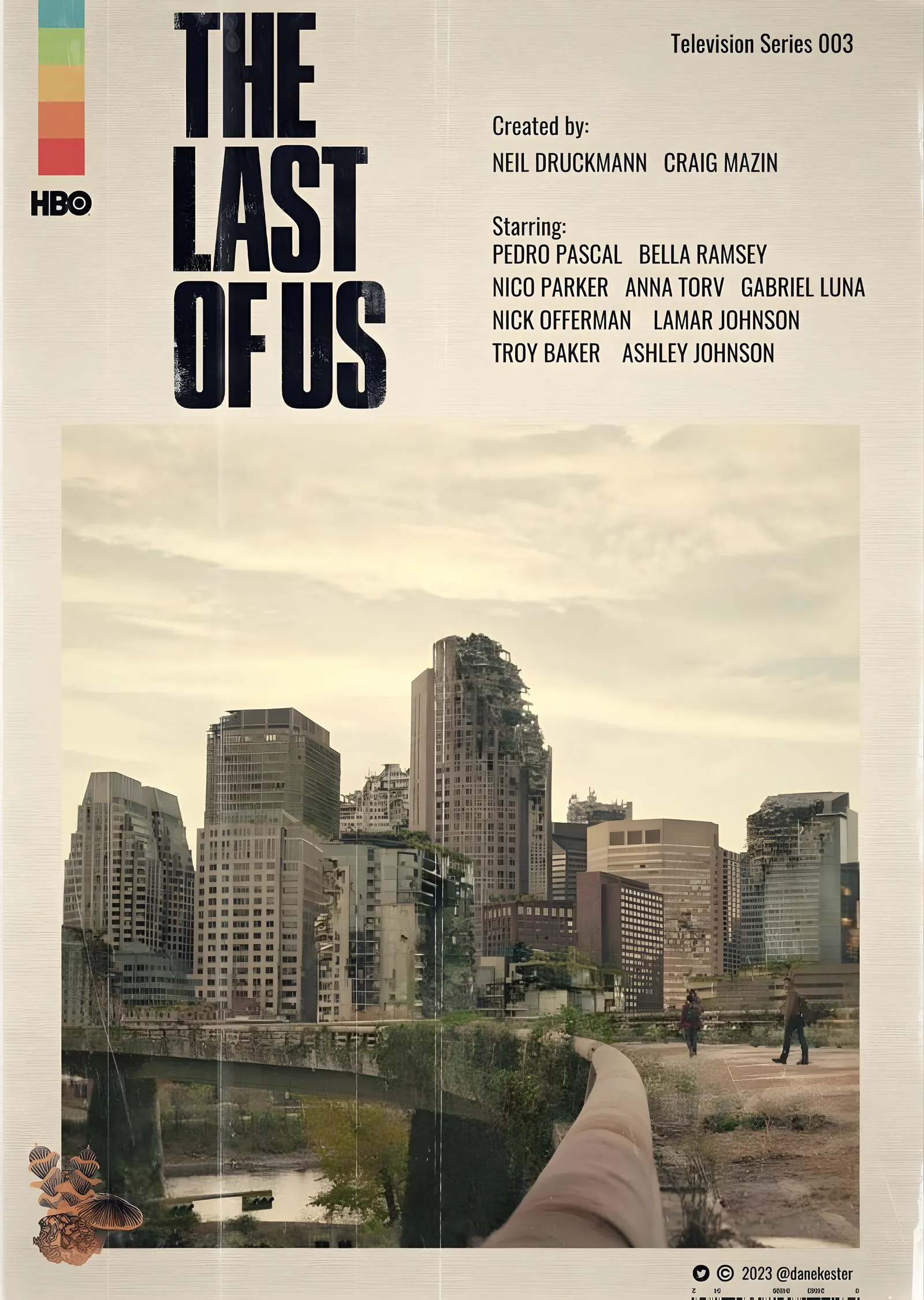 The Last of Us: Şehir Manzarası metal tablo