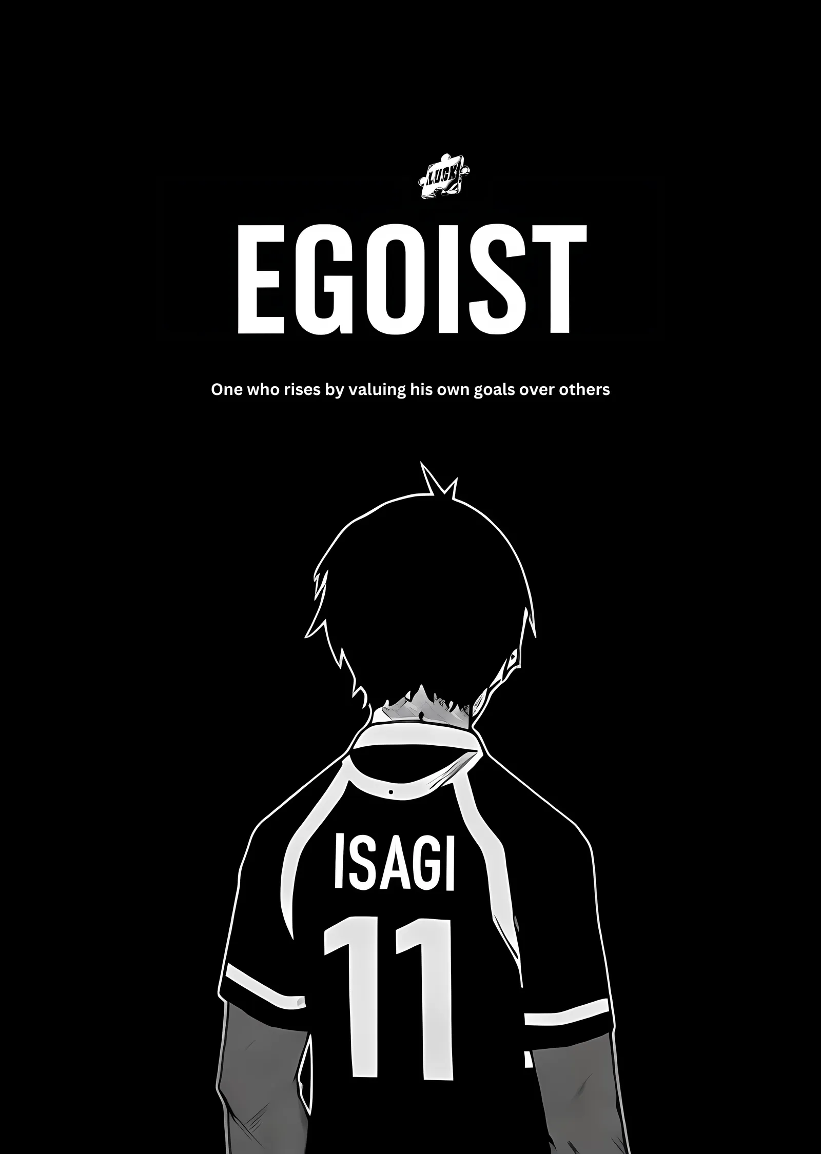 Blue Lock: Egoist Isagi 11 metal tablo