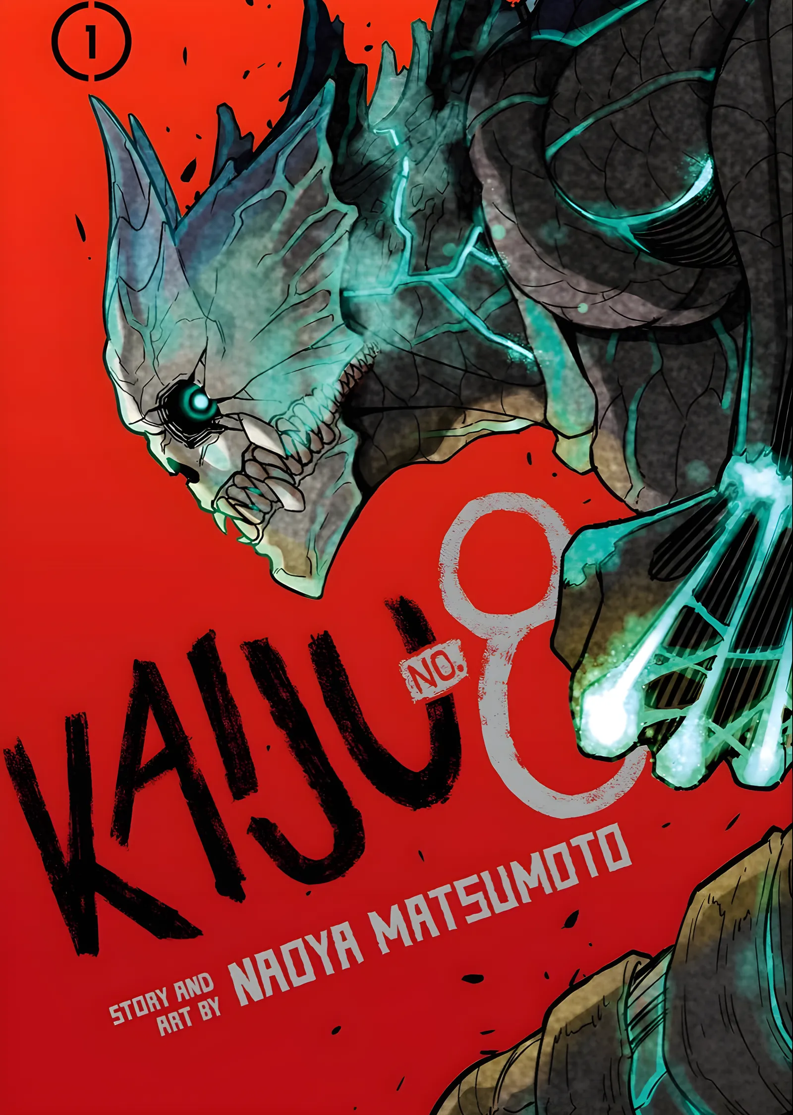 Kaiju No. 8: Cilt 1 Kapağı metal tablo