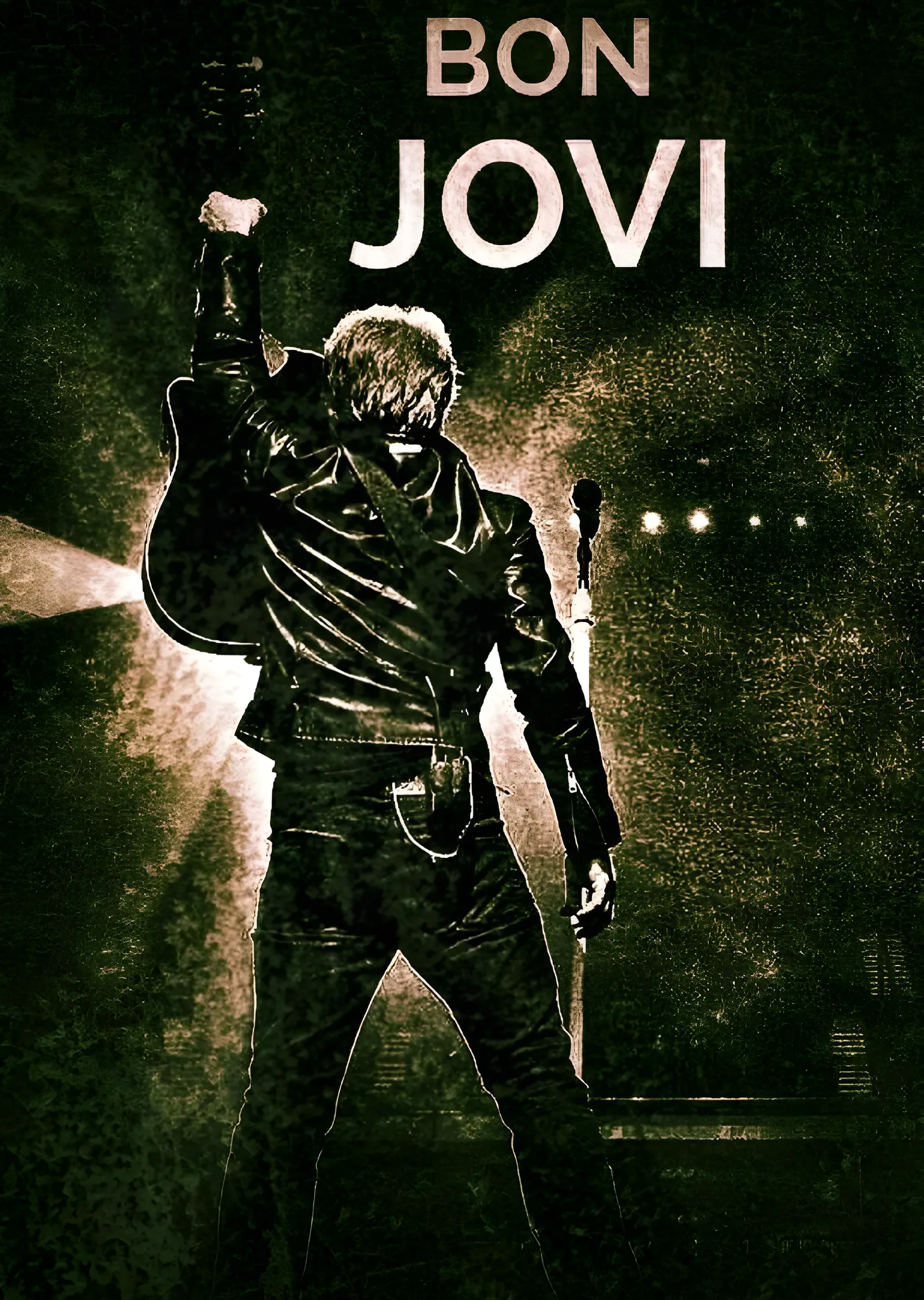 Bon Jovi: Yumruk Havada metal tablo