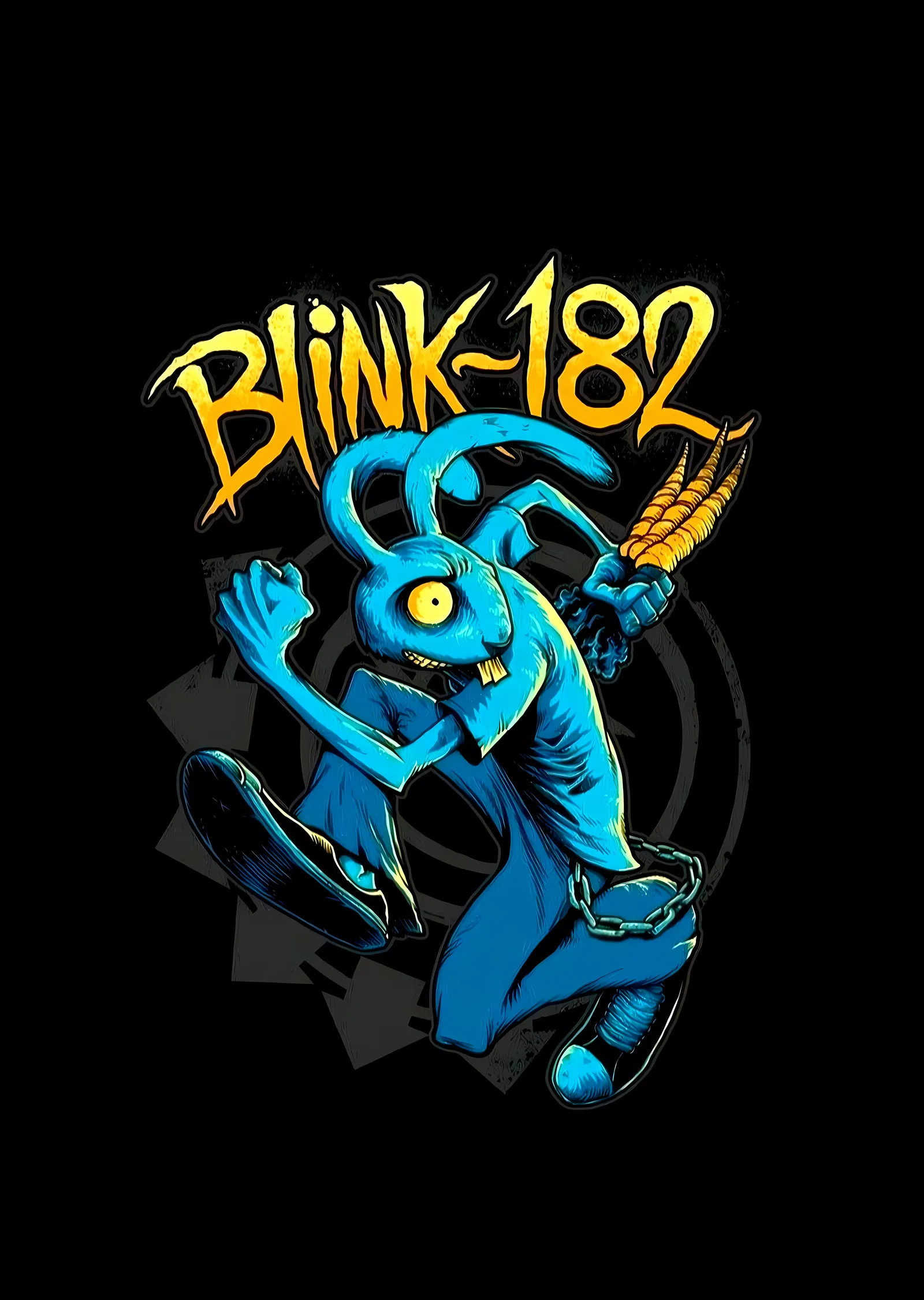 Blink-182: Tavşan ve Havuç metal tablo