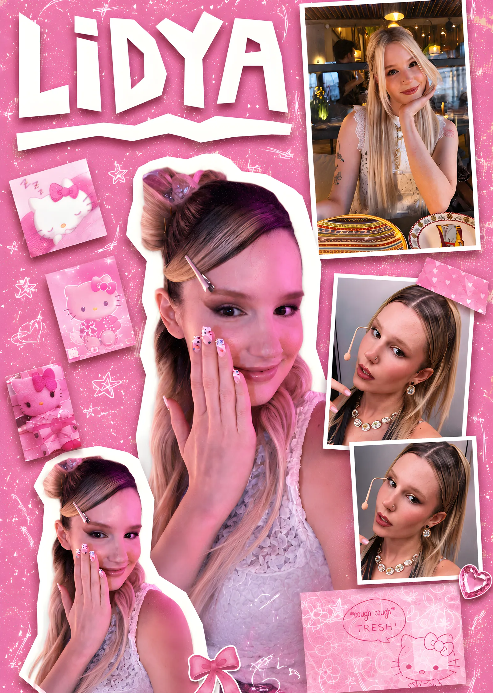 Lidya: Pembe Pano metal tablo