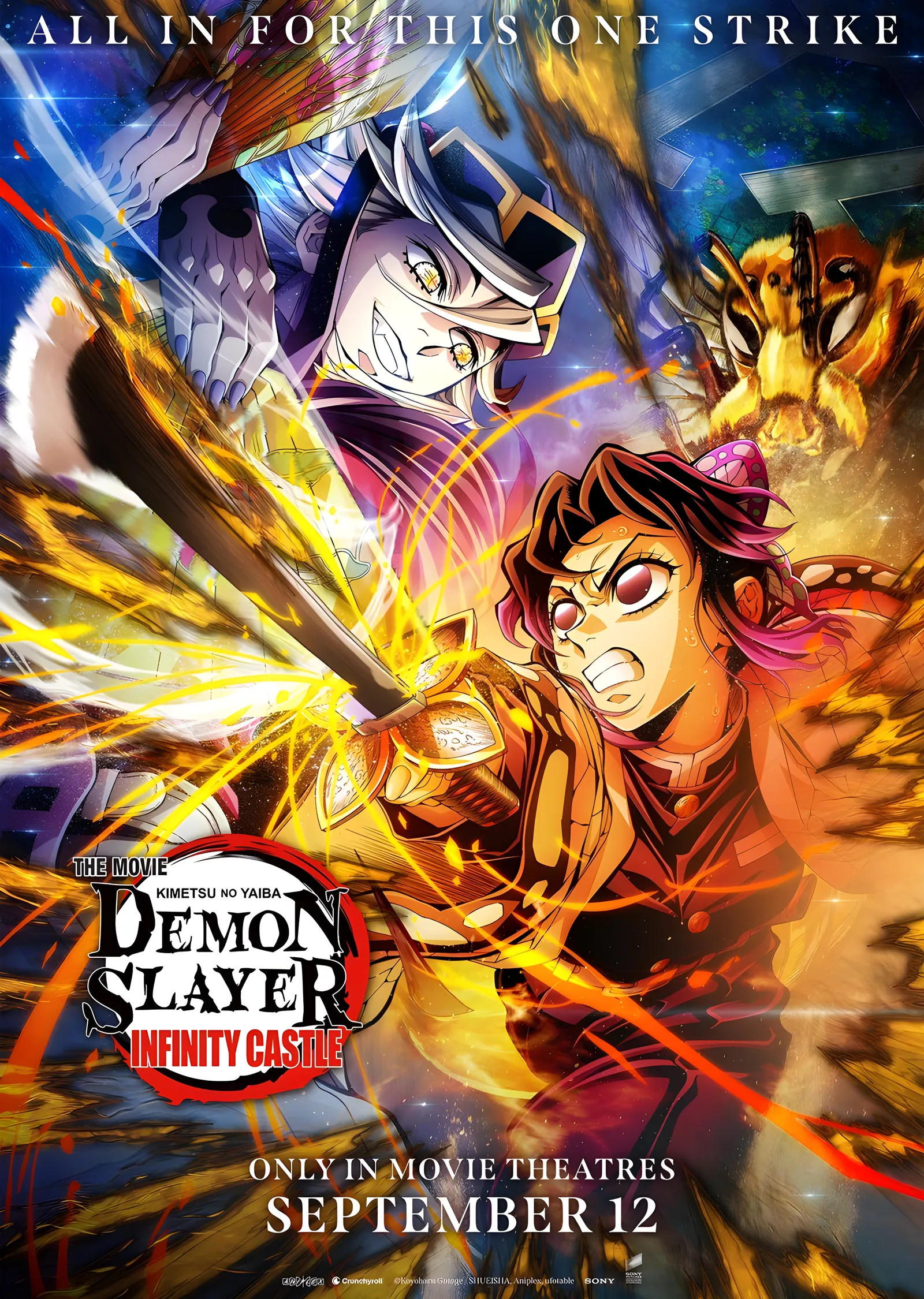 Demon Slayer: Sonsuz Kale metal tablo