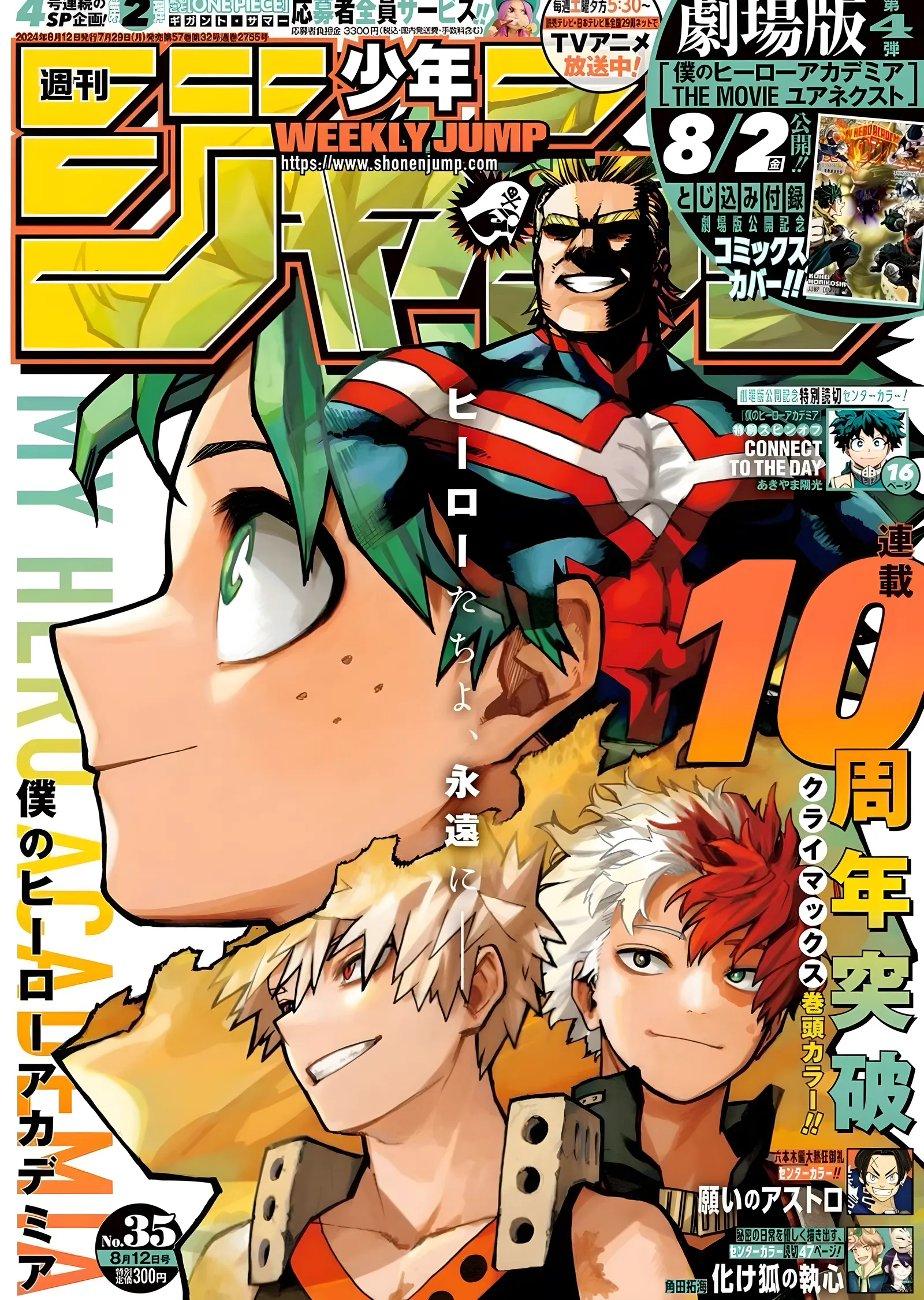 Shonen Jump: My Hero Academia 10. Yıl metal tablo