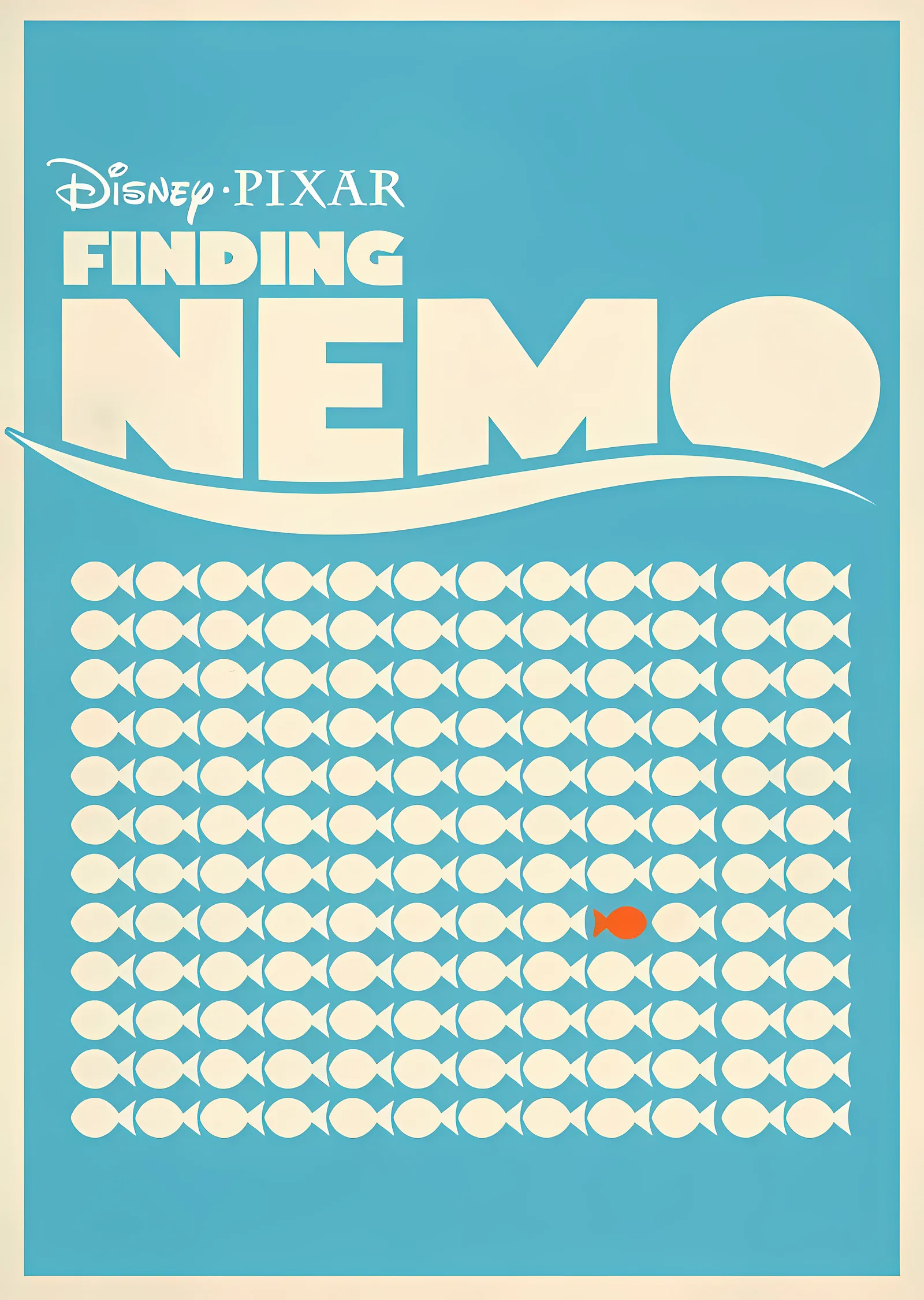 Finding Nemo: Mavi Denizde Bir Balık metal tablo