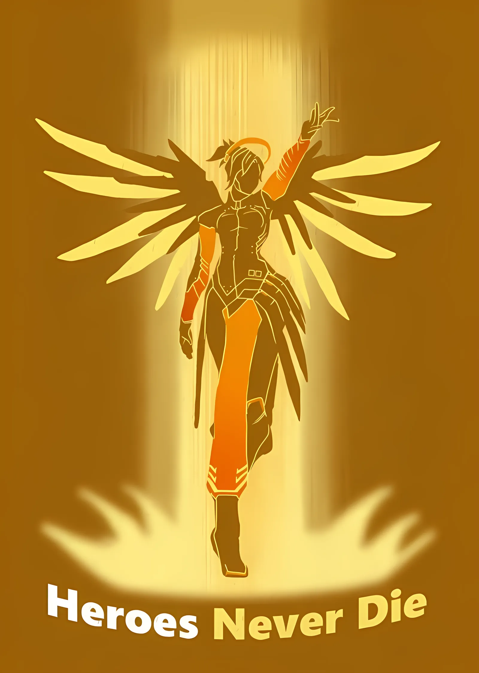 Mercy - Heroes Never Die metal tablo