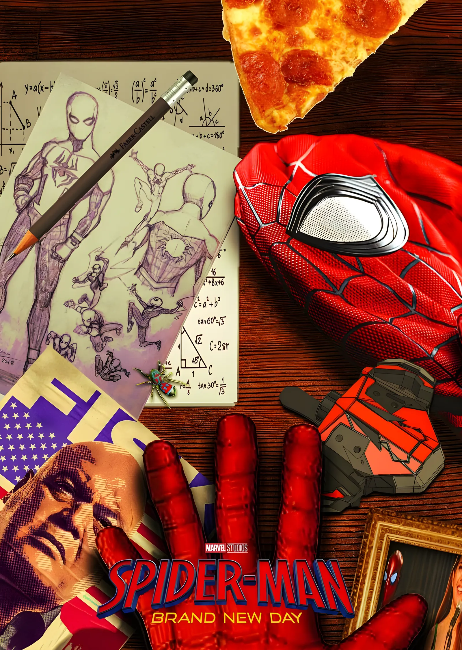 Spider-Man: Masa Üstü metal tablo