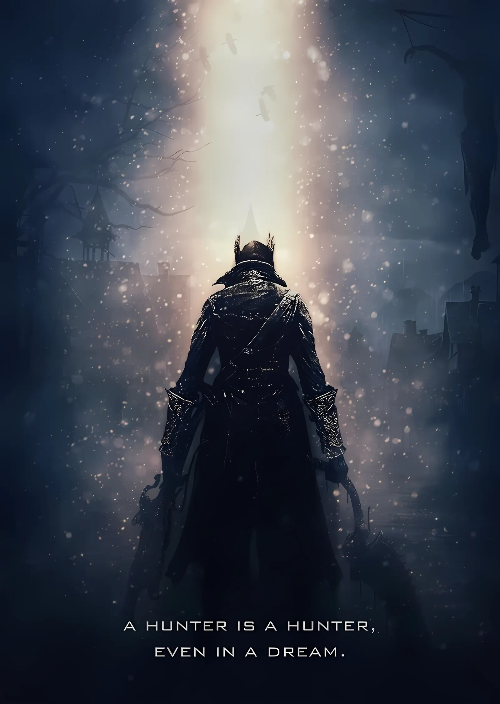 Bloodborne: Rüya metal tablo
