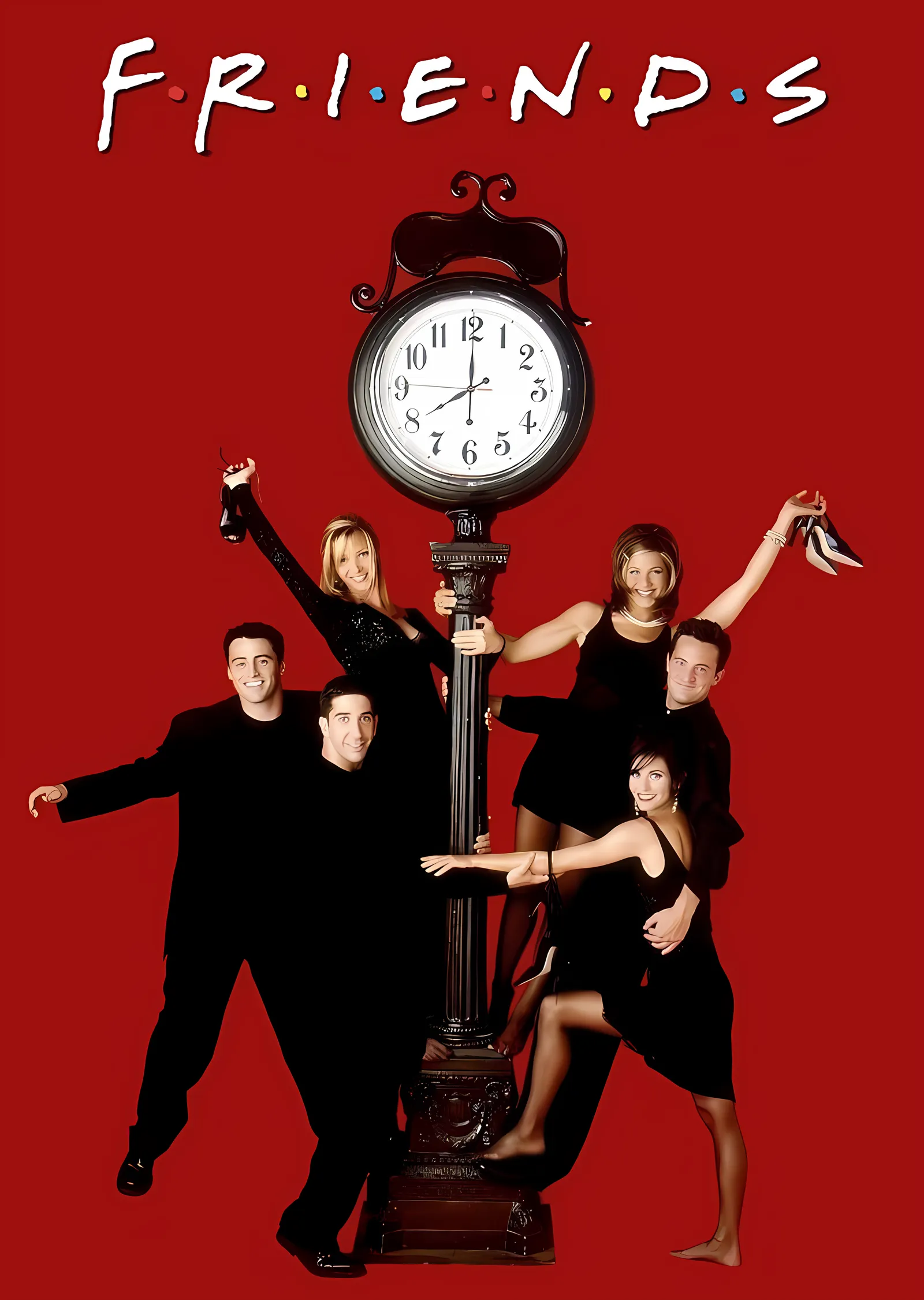 Friends - Saat metal tablo
