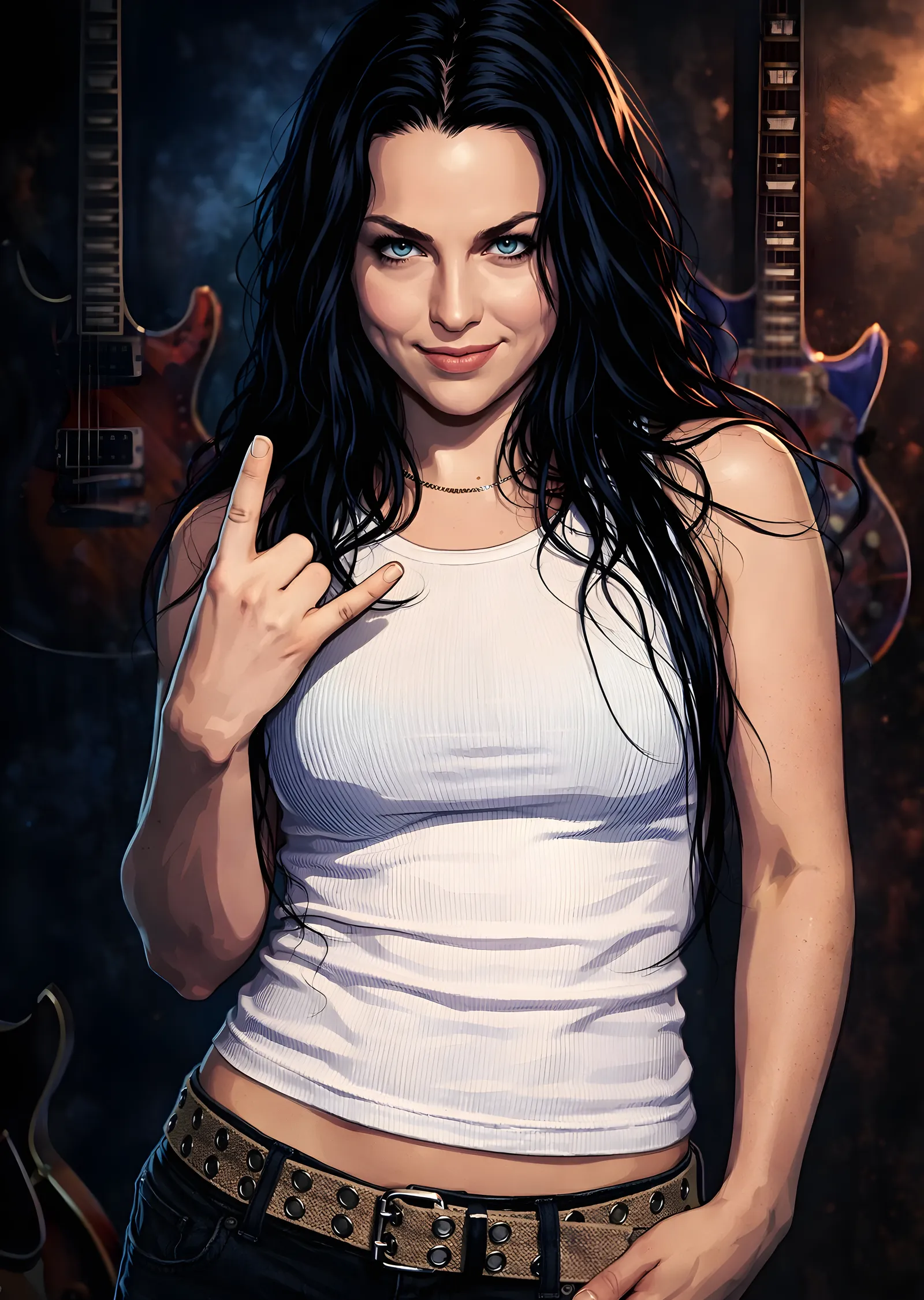 Amy Lee · Rock Selamı metal tablo