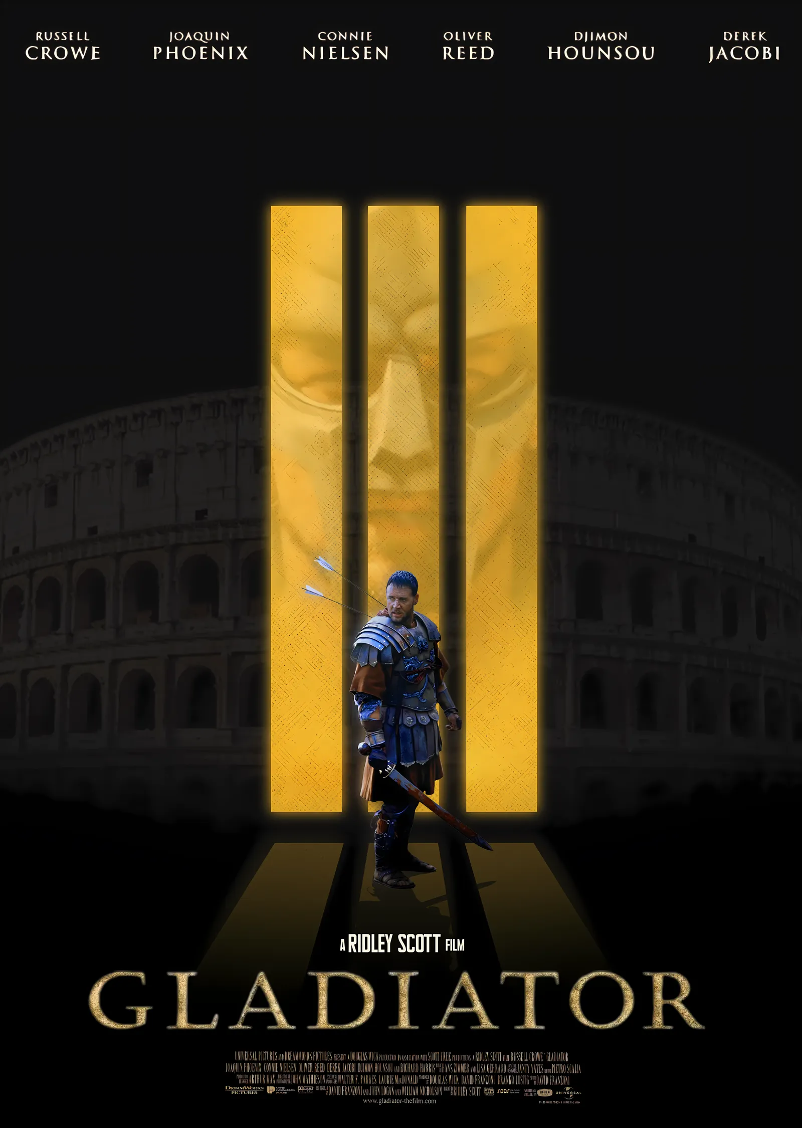 Gladiator: Romalı Asker metal tablo