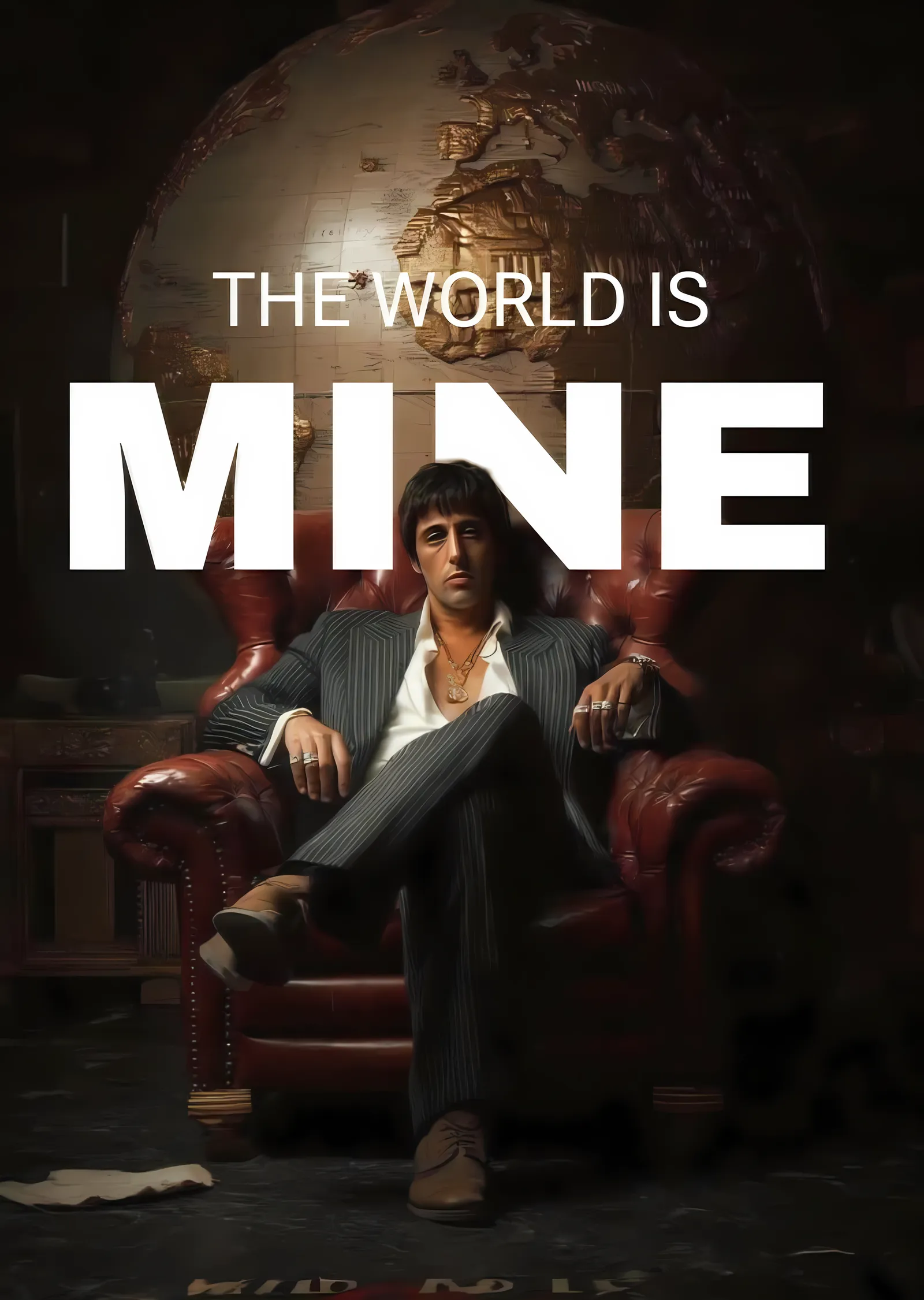 Scarface: The World is Mine metal tablo