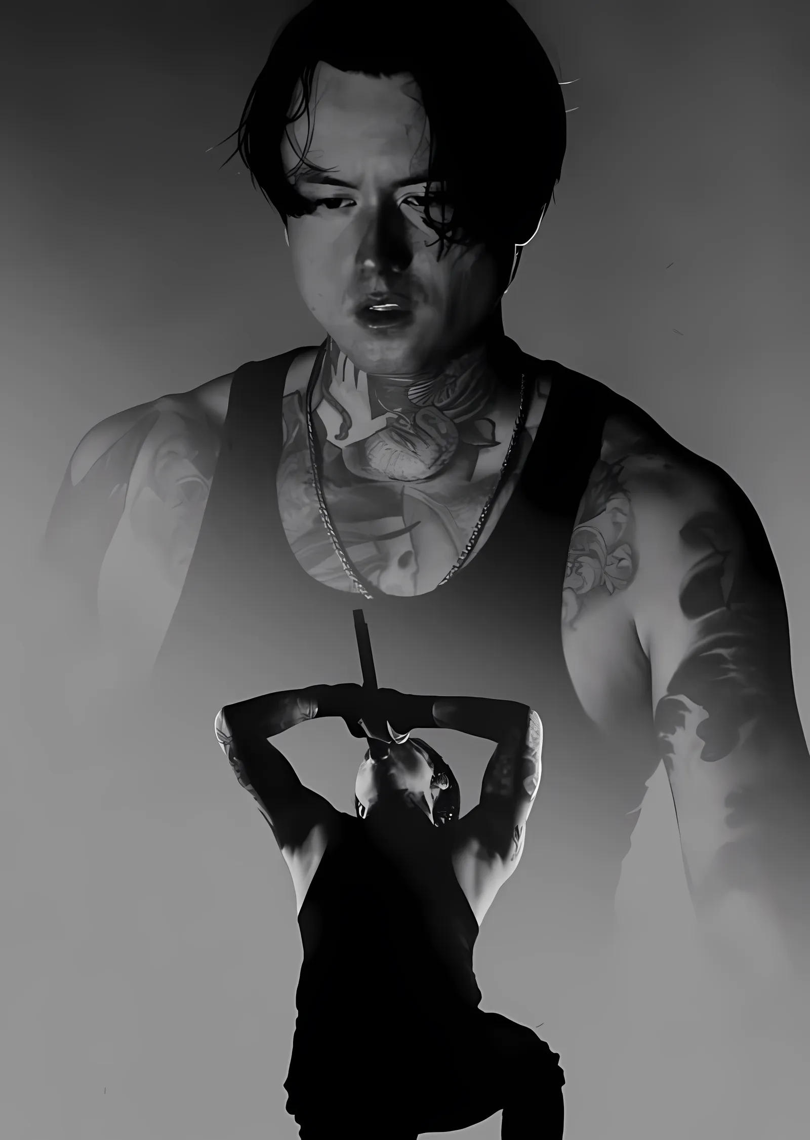 Bad Omens - Sahnede metal tablo