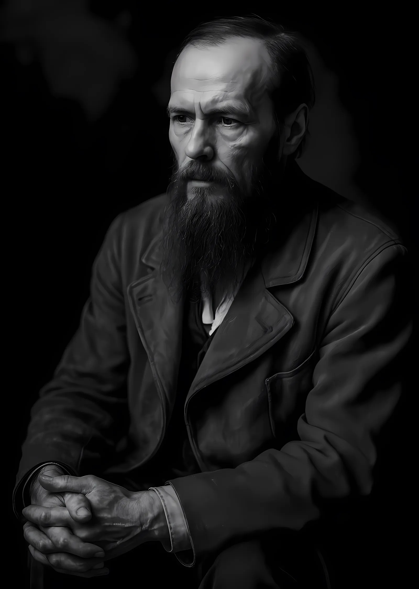 Fedor Dostoevskiy: Rus Edebiyatının Derinlikleri metal tablo