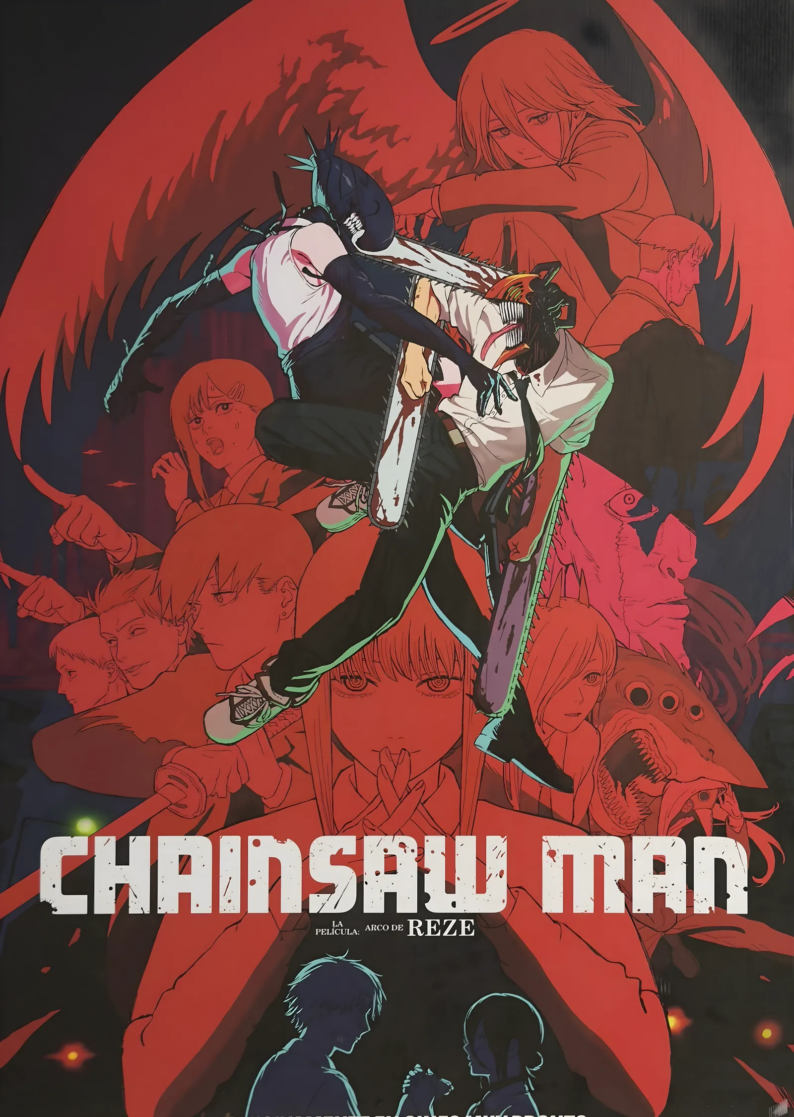 Chainsaw Man: Reze Bölümü Afişi metal tablo