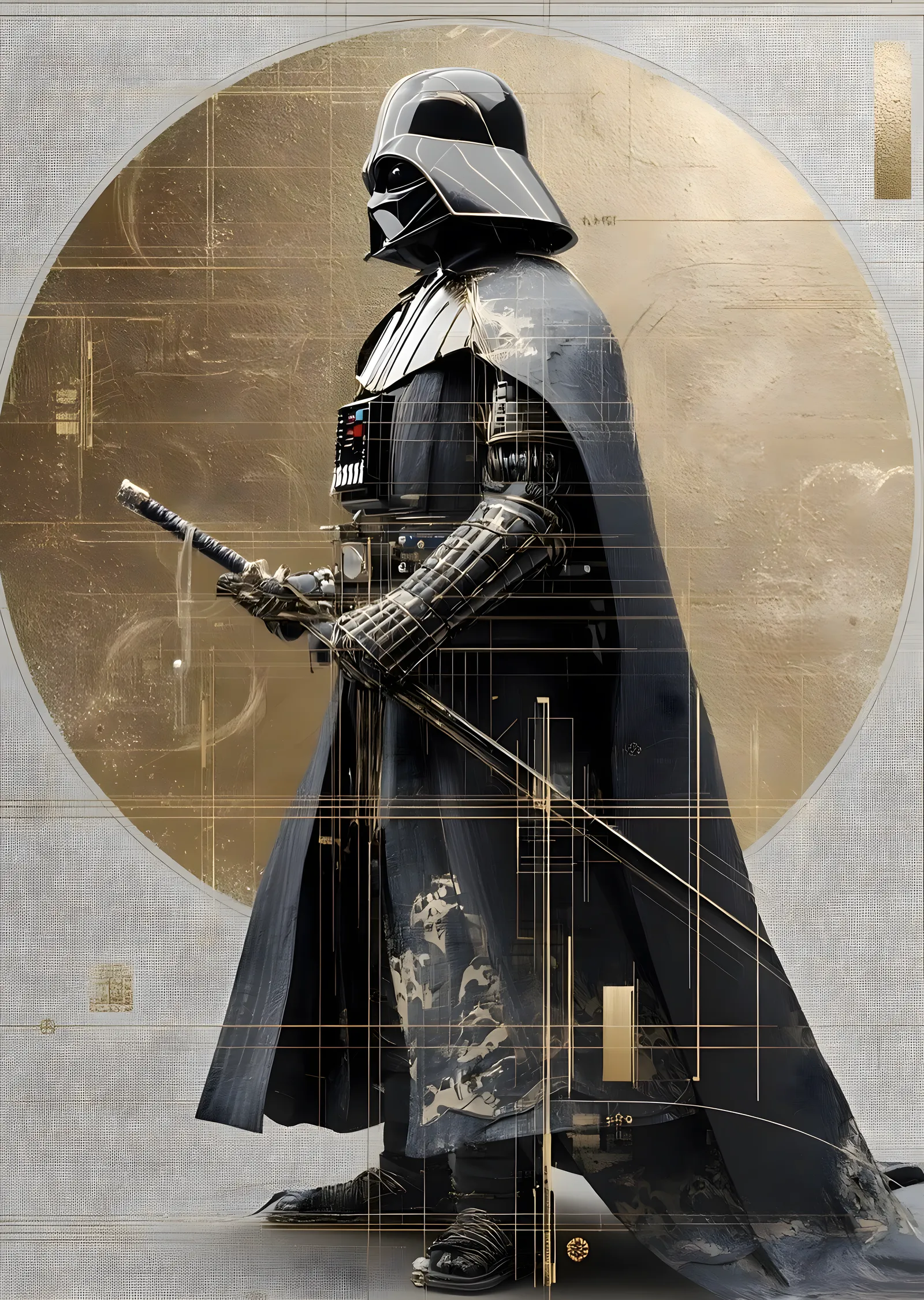 Darth Vader: Siyah Veda metal tablo